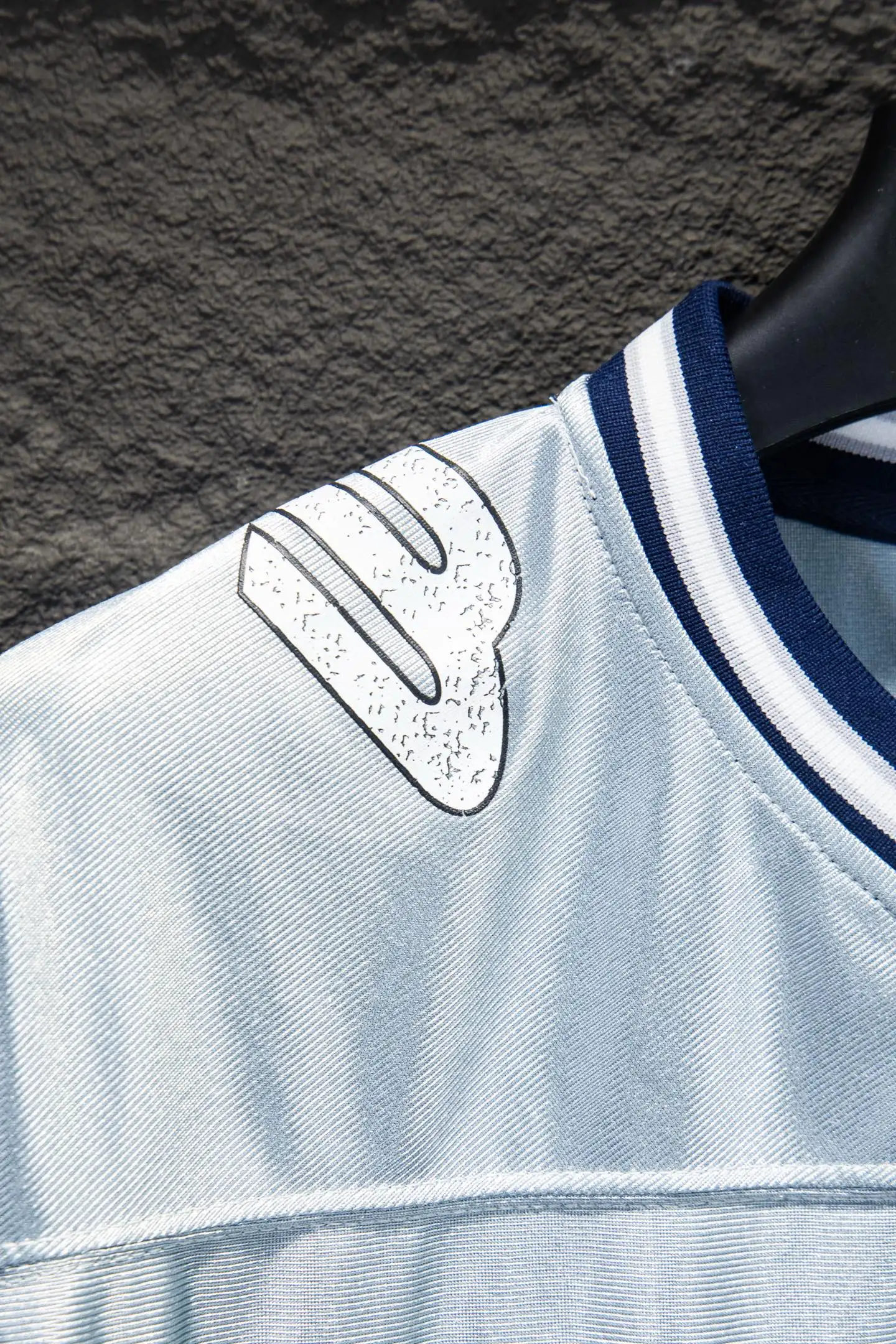 Oversized Logo-Print Mesh Jersey D13514970 — view 8