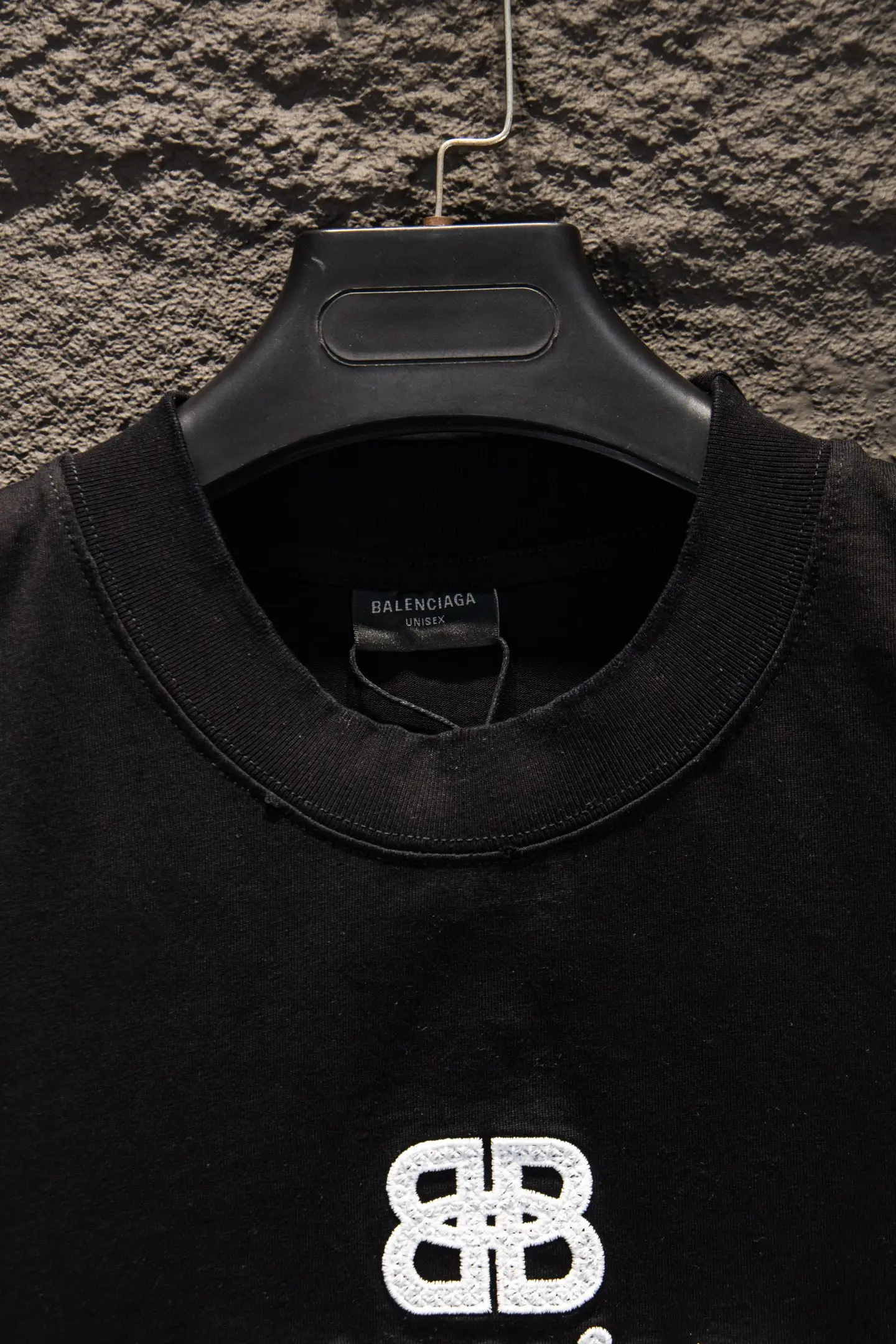 Oversized Distressed Logo-Embroidered T-Shirt D14514966 — view 3