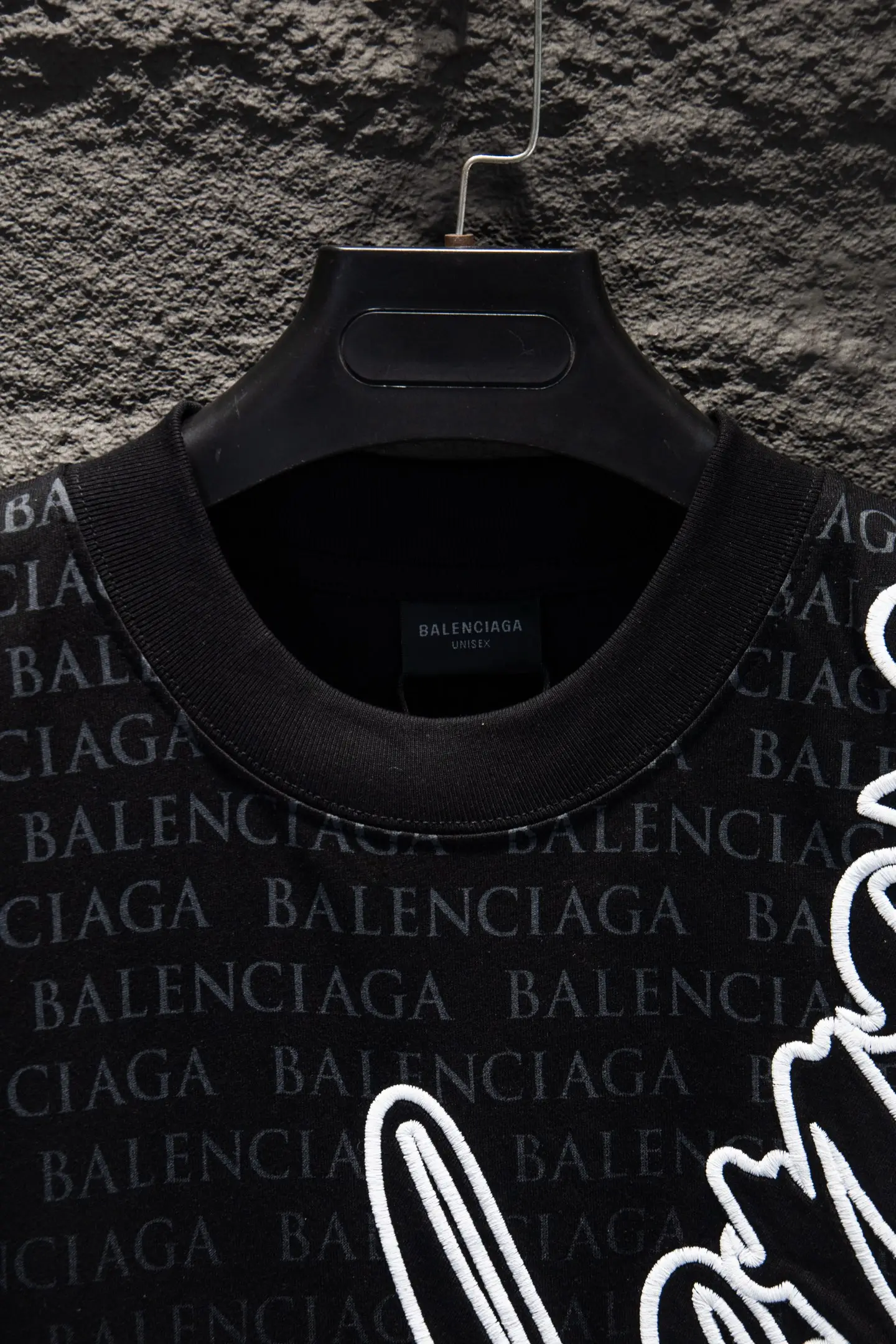 Logo-Embroidered Oversized Cotton T-Shirt D14512280 — view 3