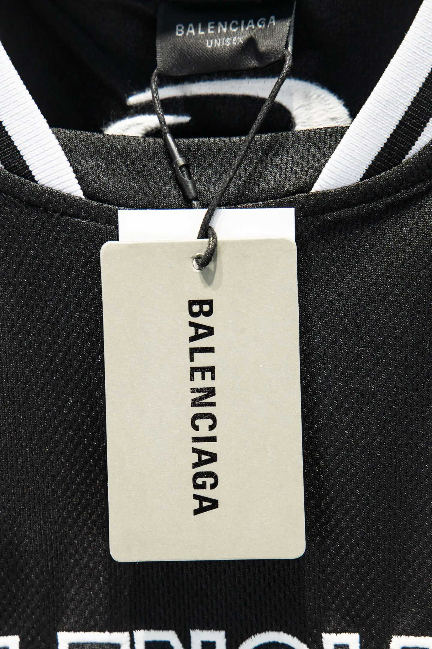 Oversized Paneled Mesh Jersey T-Shirt D14512299 — view 9