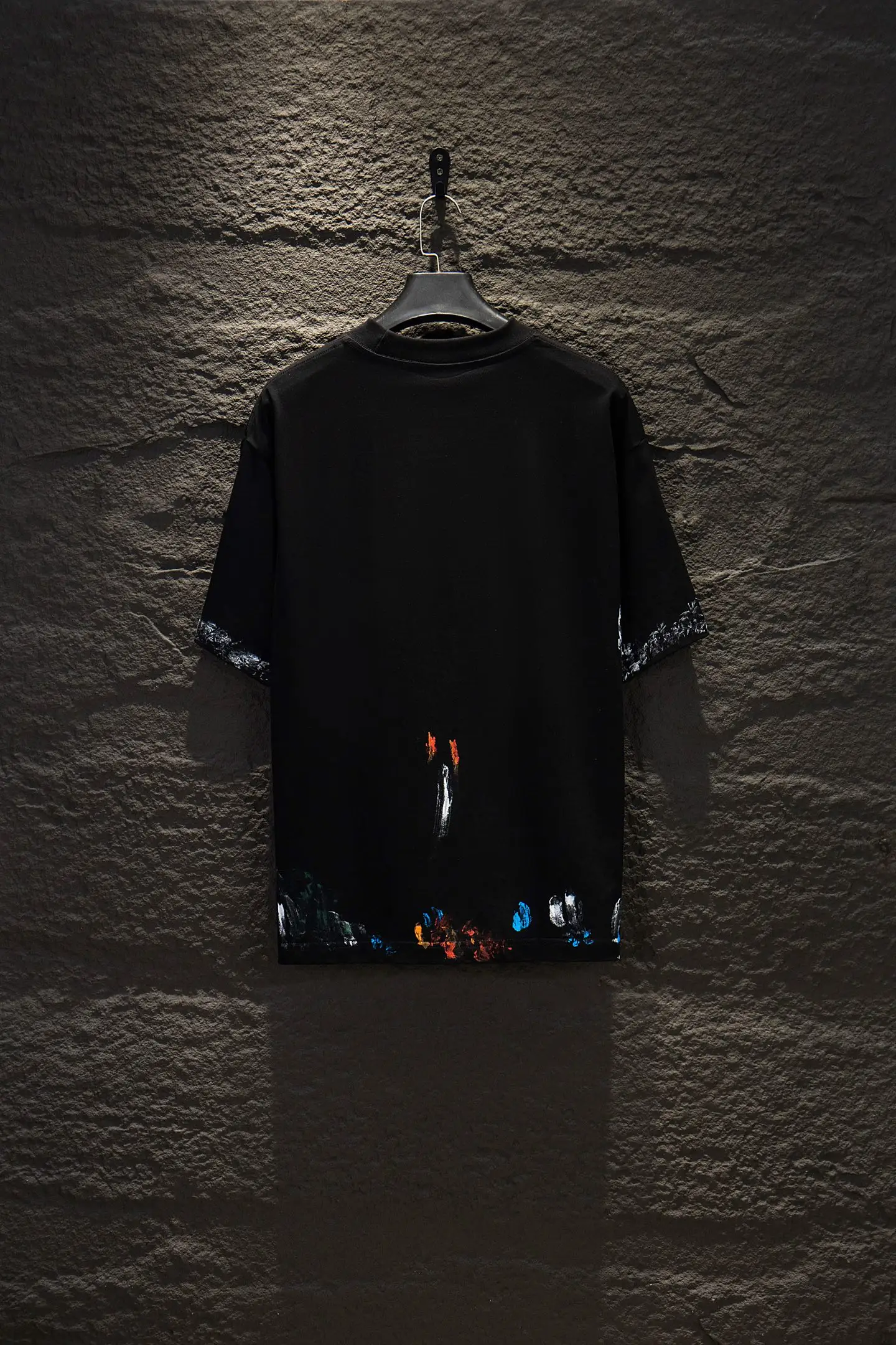 Graffiti Print Oversized Cotton T-Shirt D12912268 — view 2