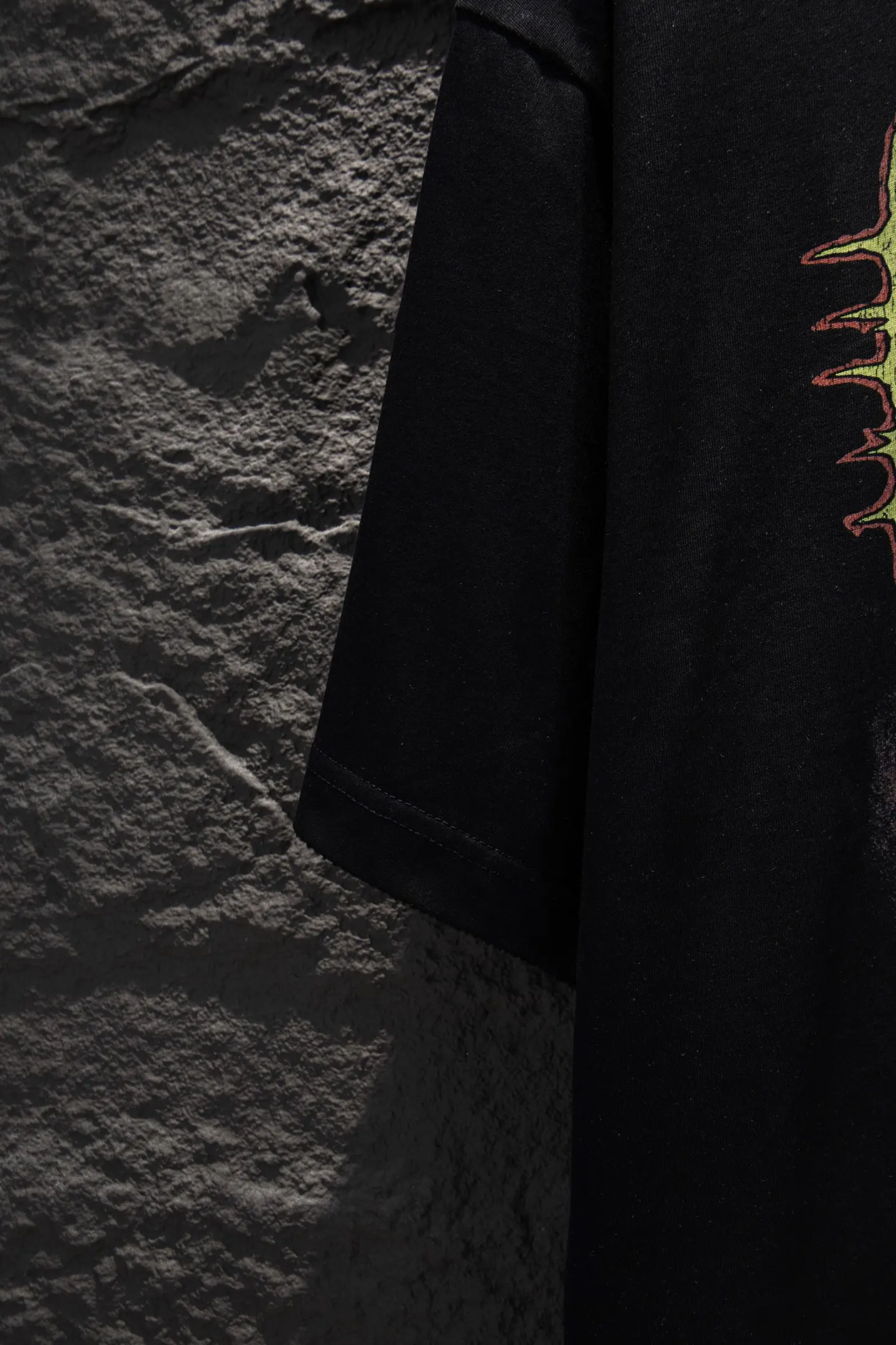 Oversized Graphic Print Cotton T-Shirt D12912276 — view 7