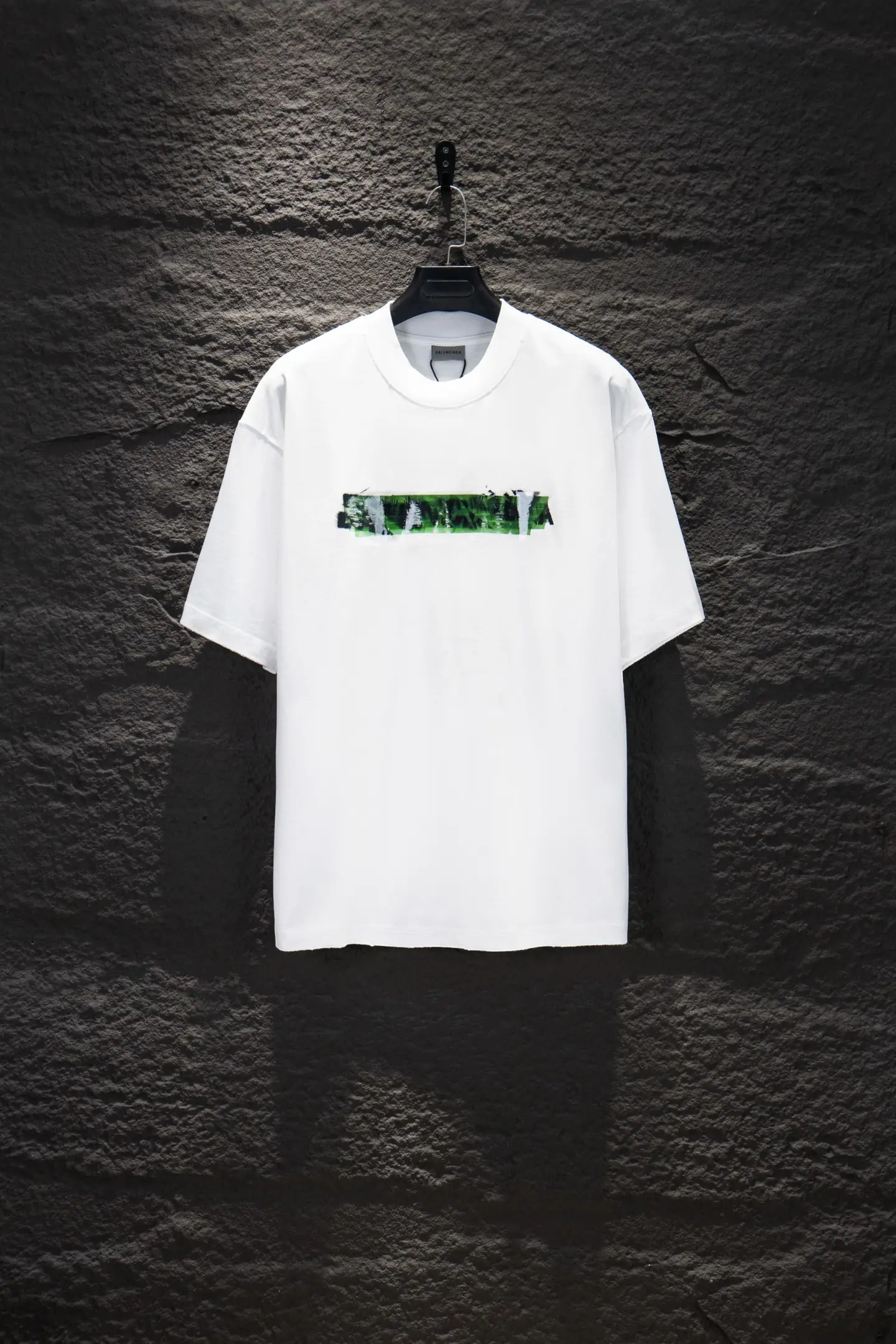Oversized Graphic Print Cotton T-Shirt D12512282