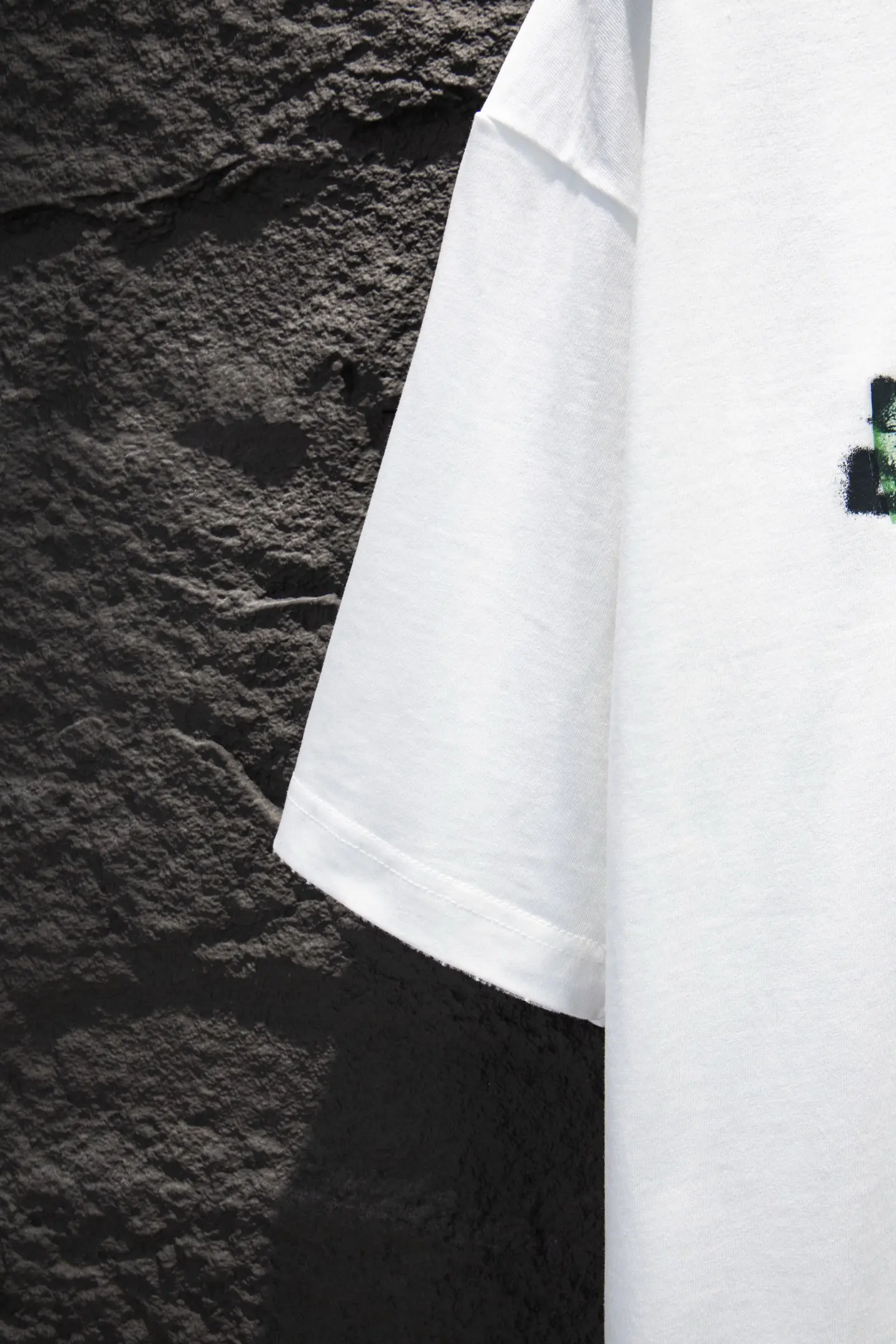 Oversized Graphic Print Cotton T-Shirt D12512282 — view 7