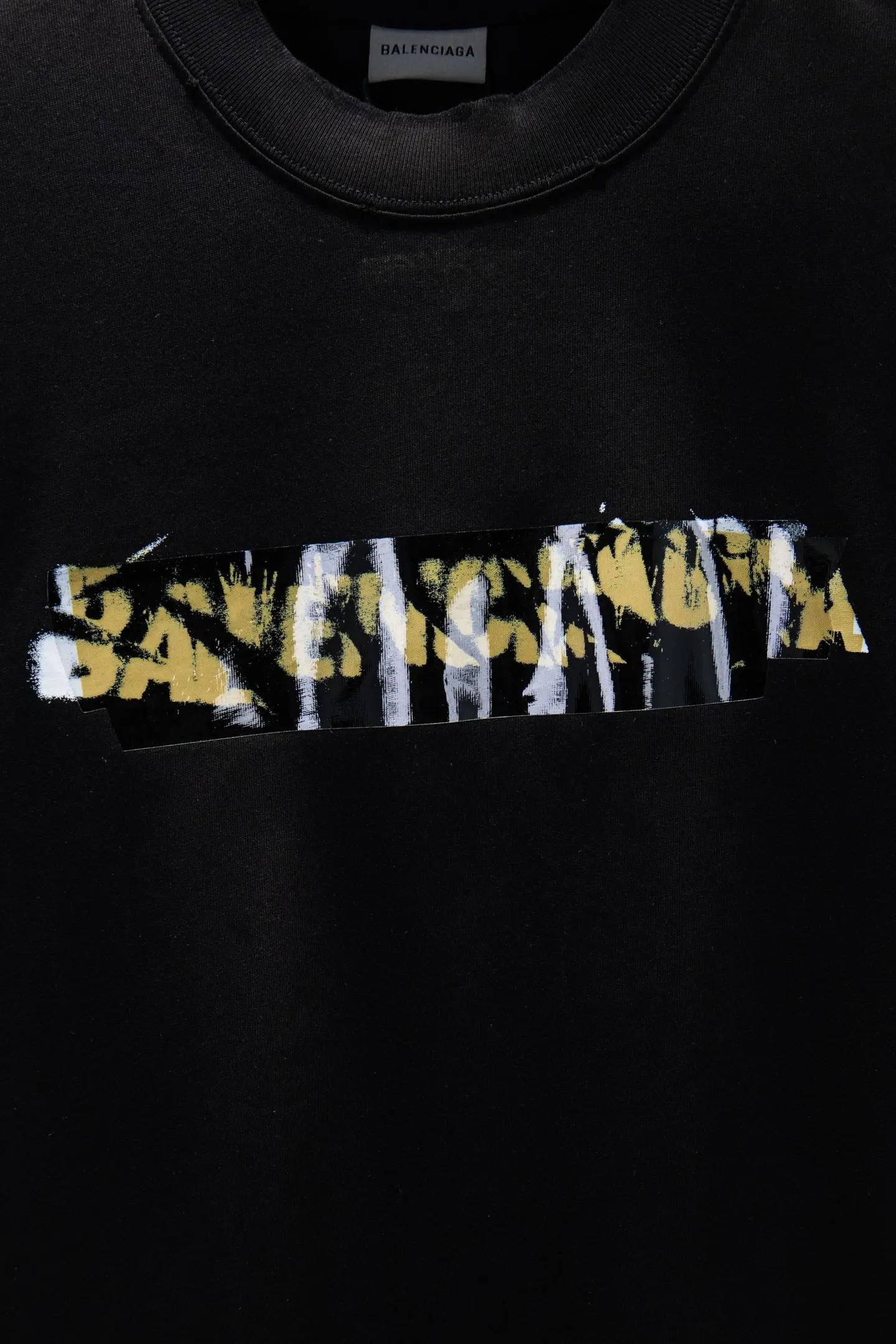 Oversized Graphic Print Cotton T-Shirt D12512283 — view 5