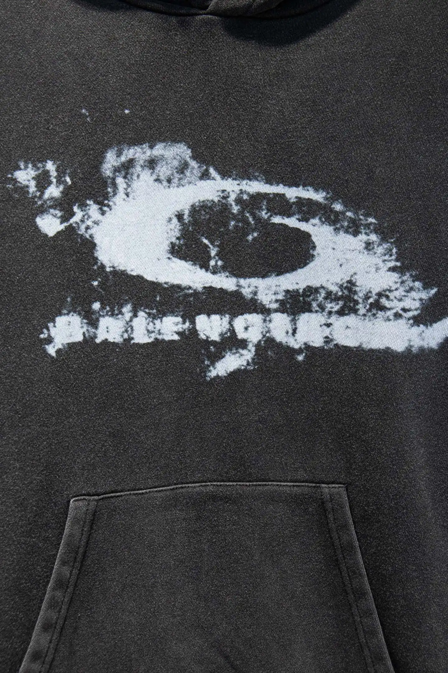 Logo-Print Distressed Cotton-Jersey Hoodie D20522912 — view 5