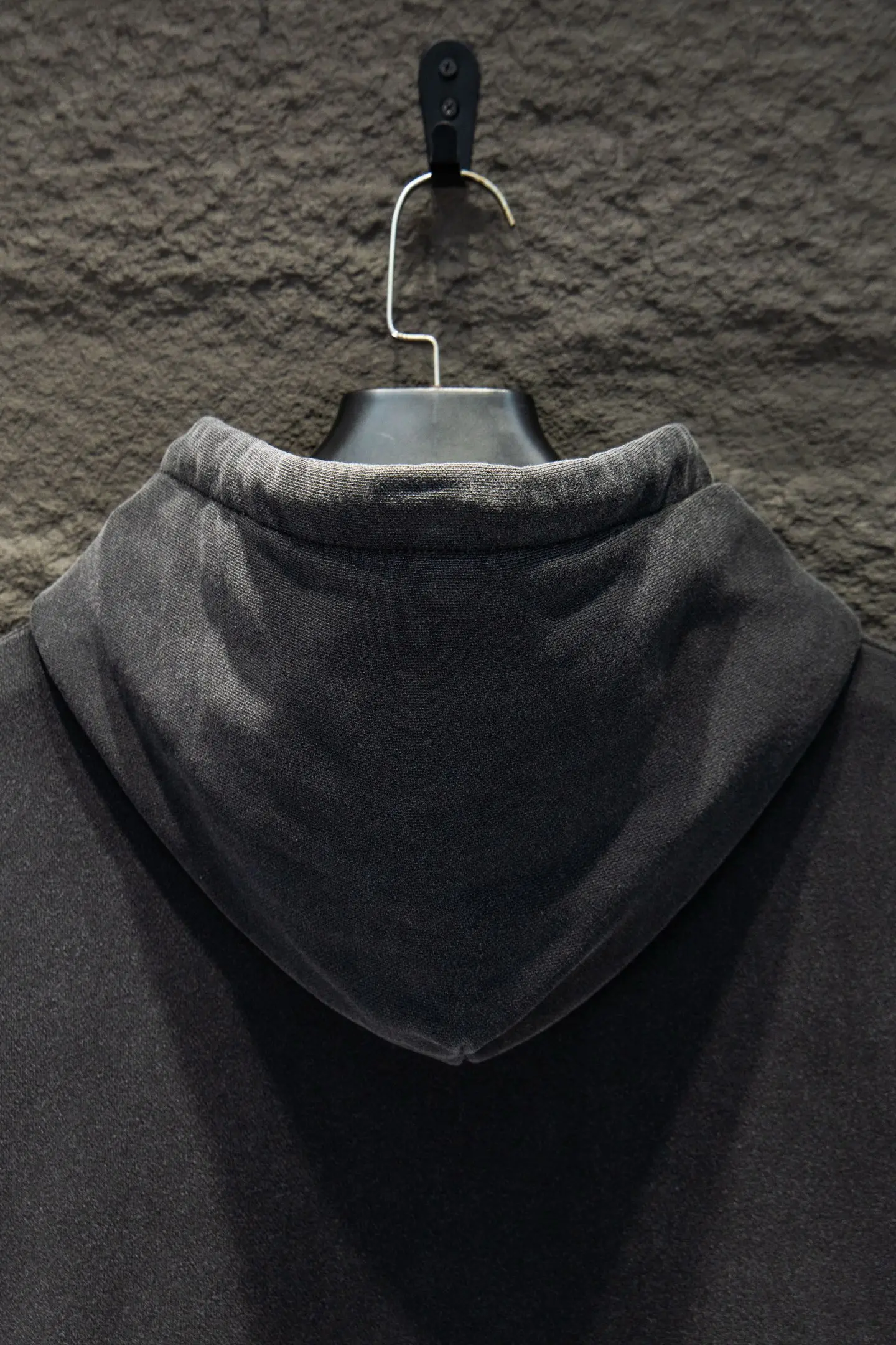 Logo-Print Distressed Cotton-Jersey Hoodie D20522912 — view 8