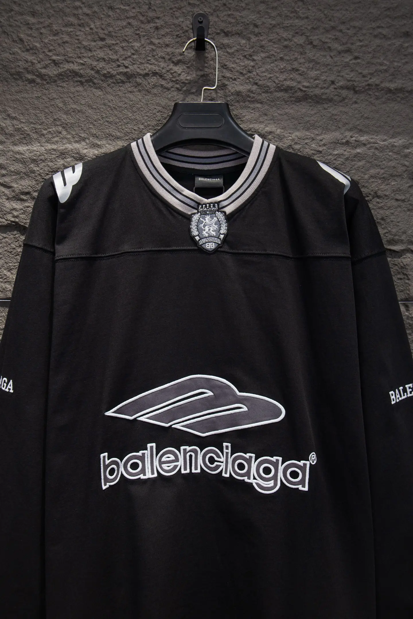 Oversized Logo-Embroidered Jersey T-Shirt D15922937 — view 4