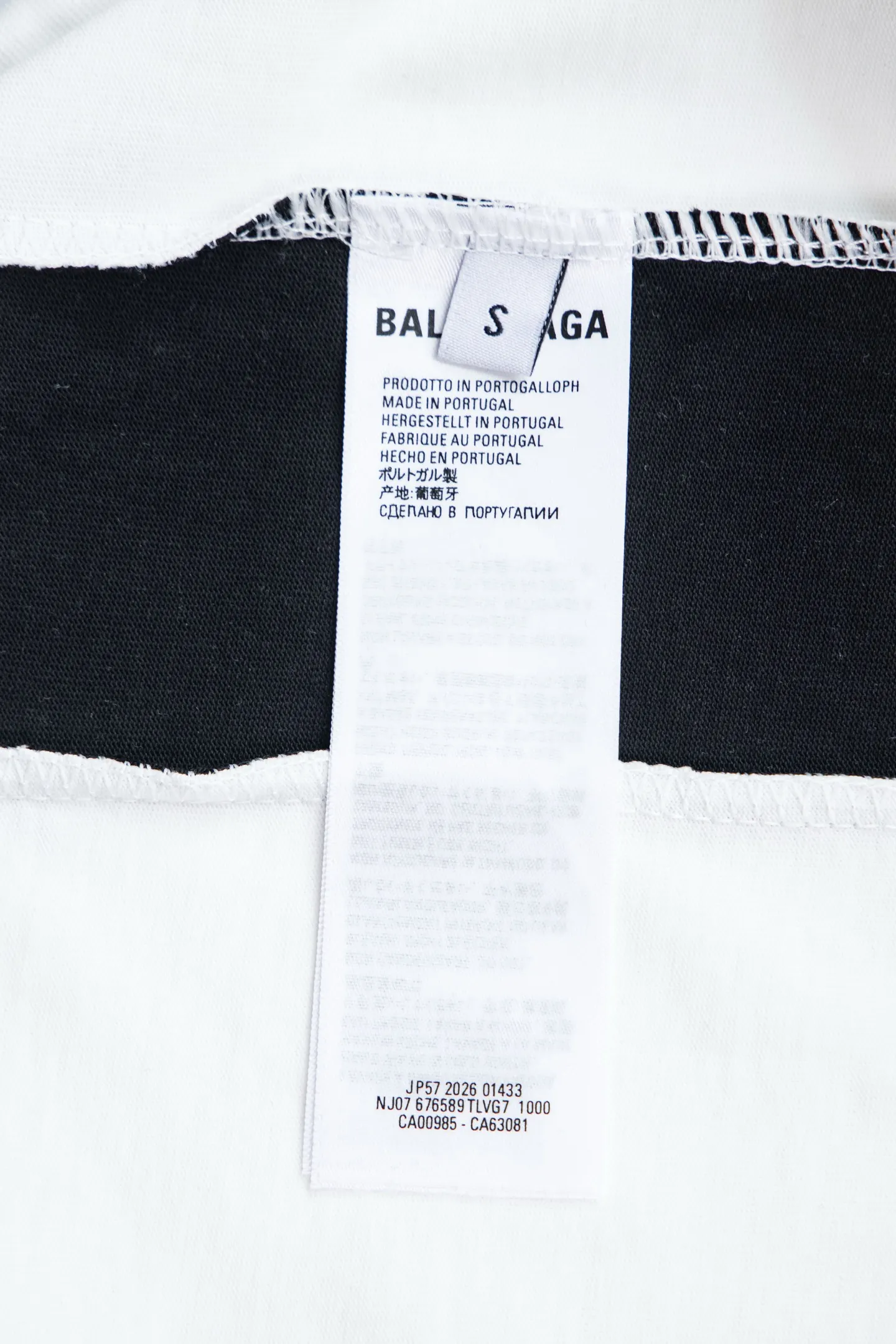 Oversized Paneled Jersey Long-Sleeve T-Shirt D17522954 — view 9