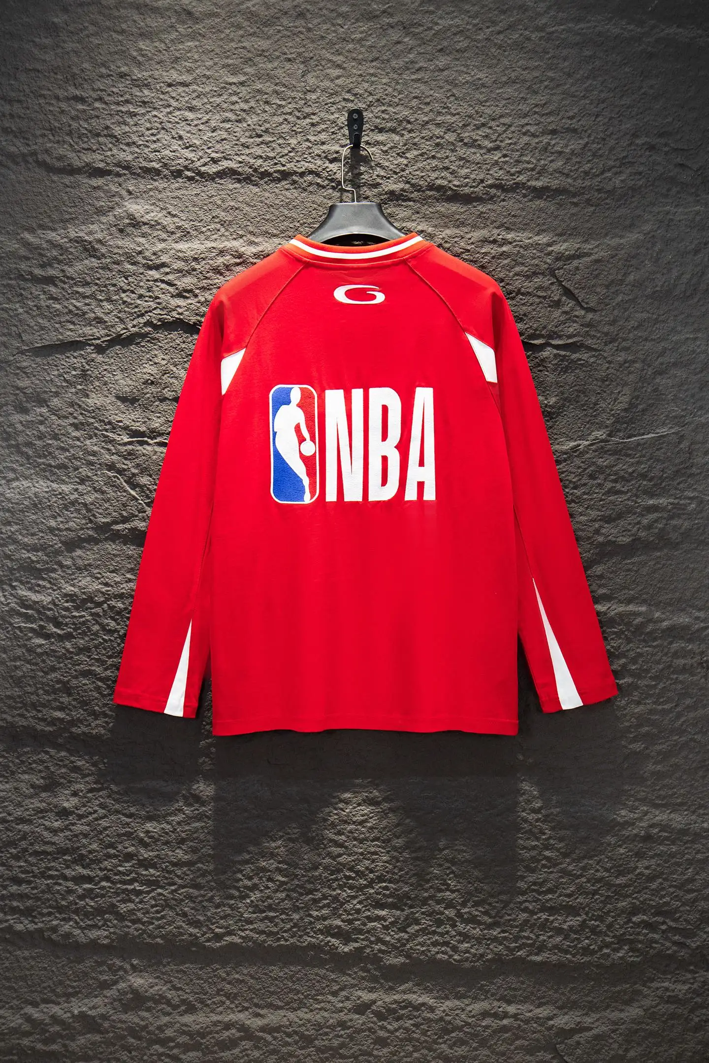 Oversized Paneled Jersey Long-Sleeve T-Shirt D17522953 — view 2