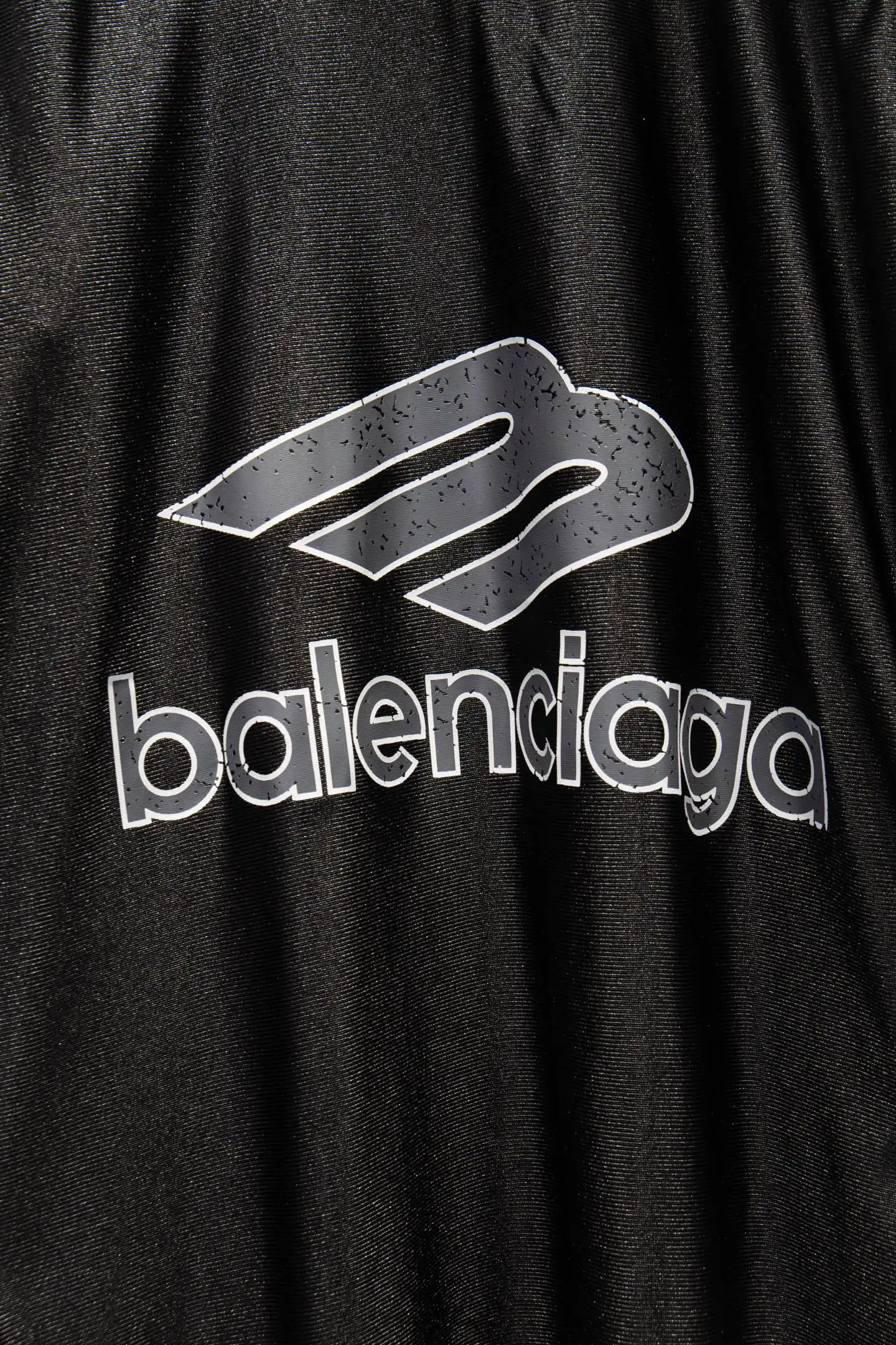 Oversized Paneled Logo Jersey Top D13922965 — view 5