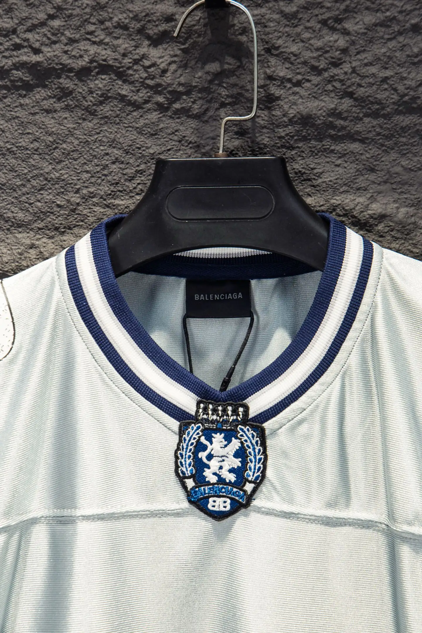 Oversized Long-Sleeve Soccer Jersey T-Shirt D13922966 — view 3