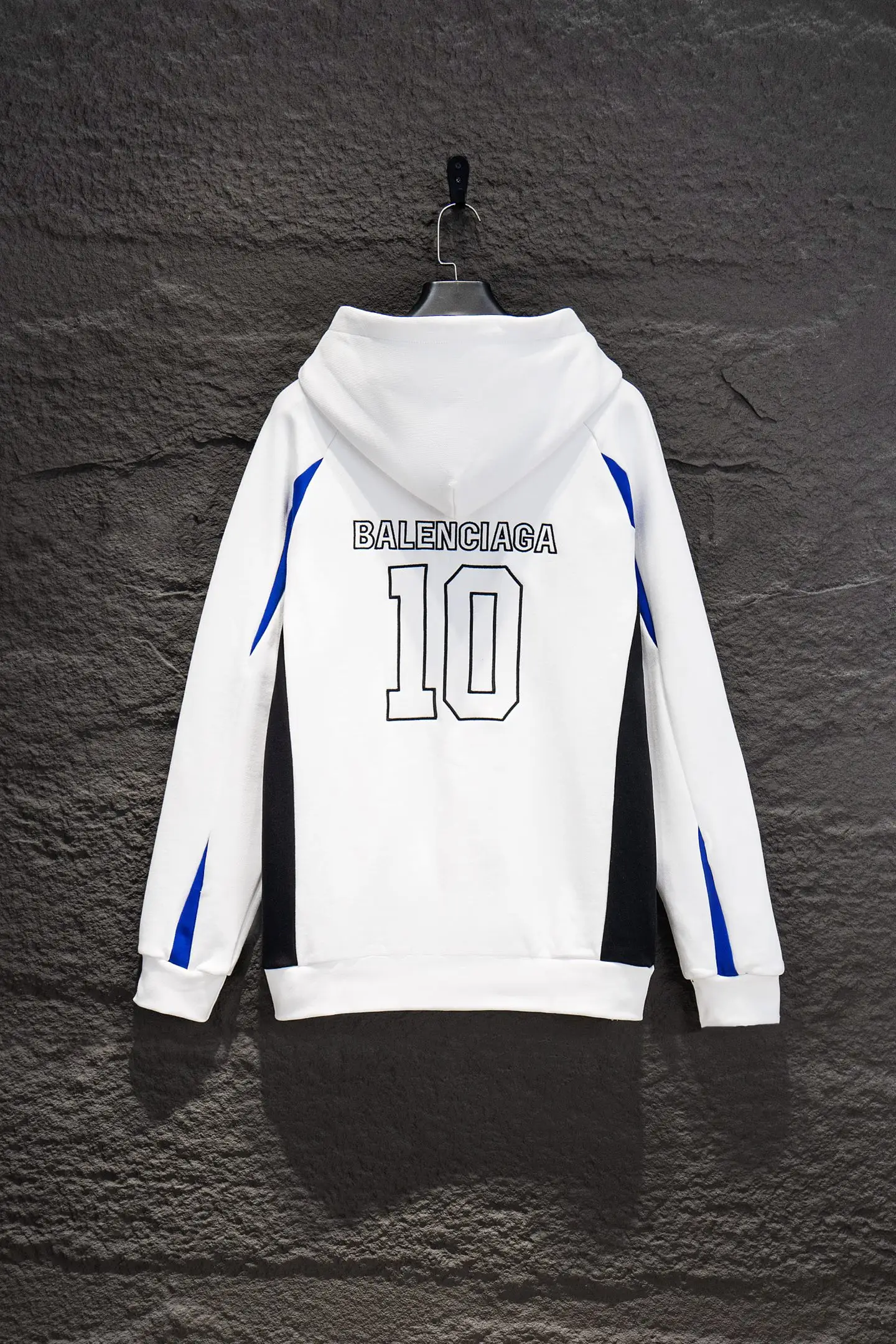 Oversized Color-Block Zip-Up Hoodie D22922911 — view 2