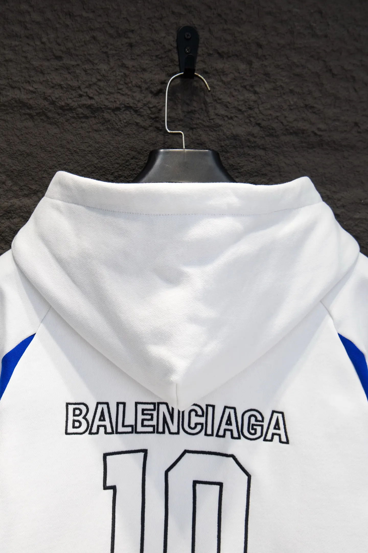 Oversized Color-Block Zip-Up Hoodie D22922911 — view 7