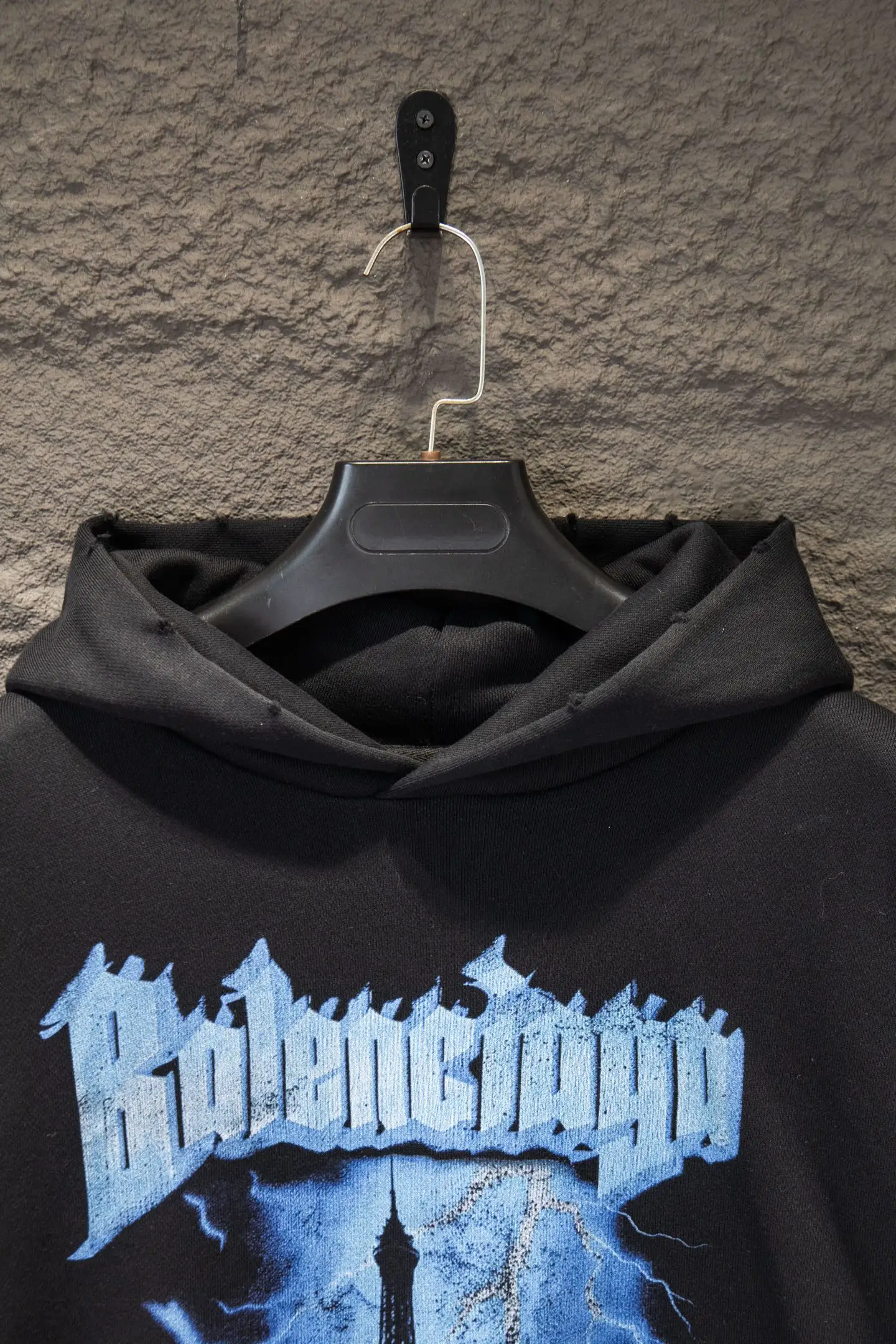 Eiffel Tower Lightning Oversized Hoodie D19522951 — view 3