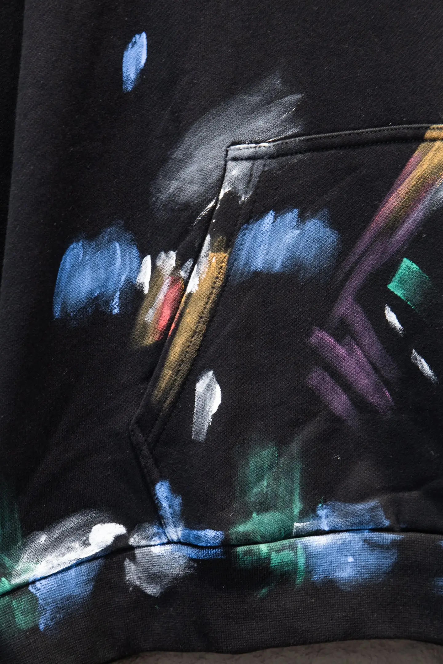 Graffiti Embroidered Oversized Hoodie D19522914 — view 7