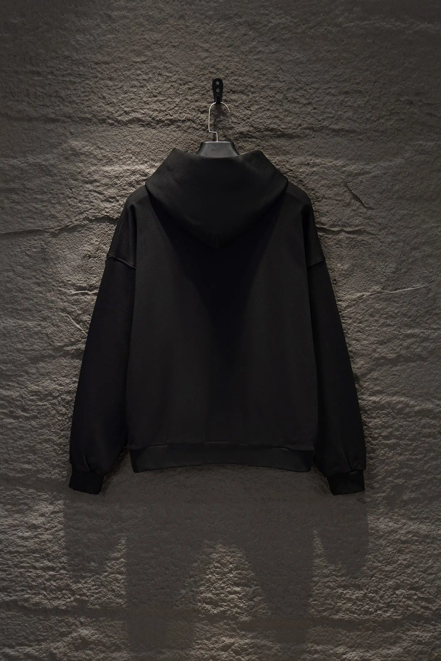 Distressed Logo Print Oversized Hoodie D18922964 — view 2