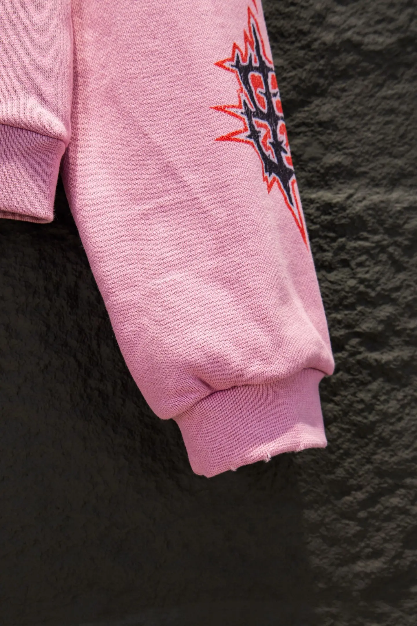 Distressed Graphic Zip-Up Hoodie D22522903 — view 12