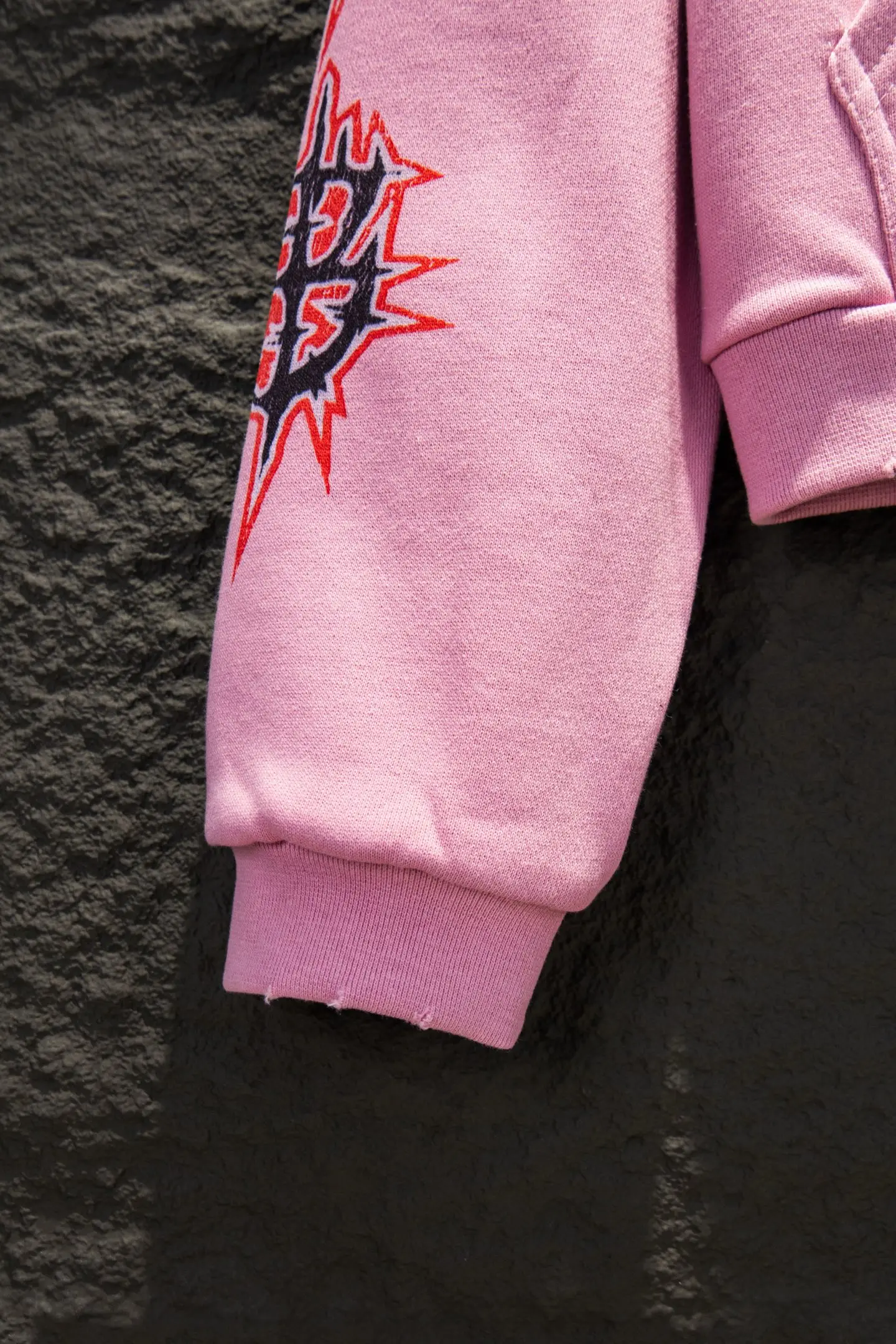Distressed Graphic Zip-Up Hoodie D22522903 — view 13
