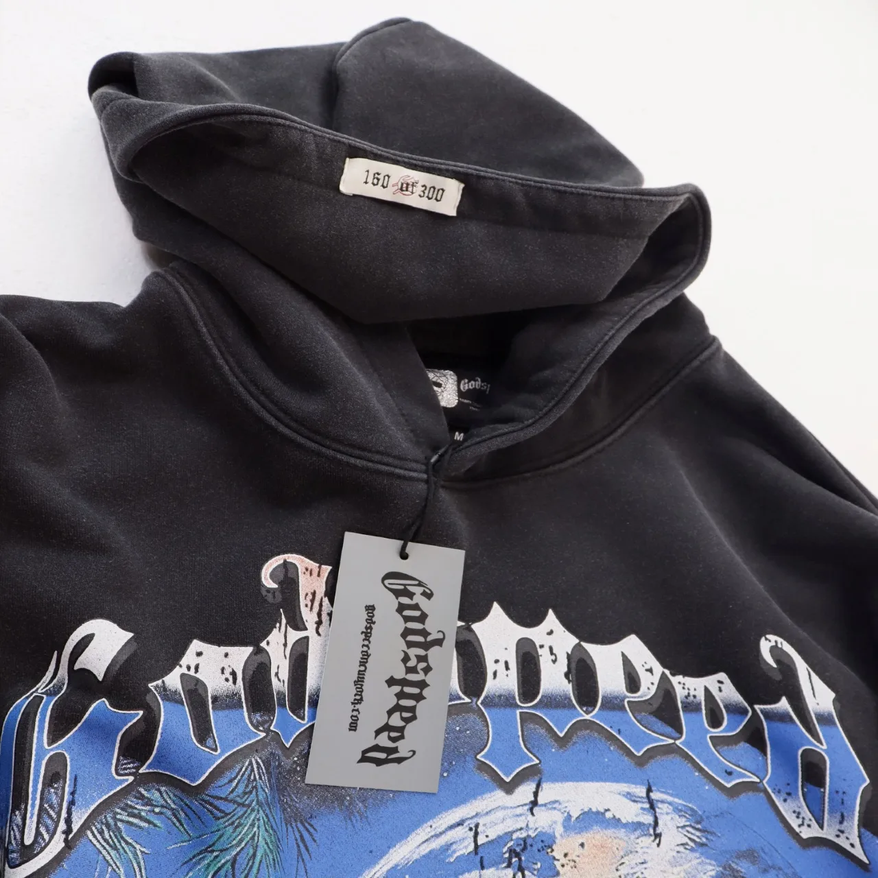 Godspeed Graphic Print Cotton-Terry Hoodie D12811881 — view 4