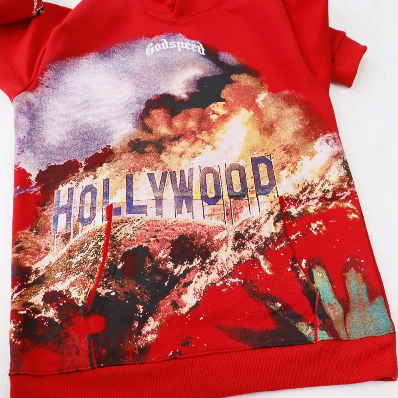 Hollywood Hills Graphic Print Hoodie D12811880 — view 4