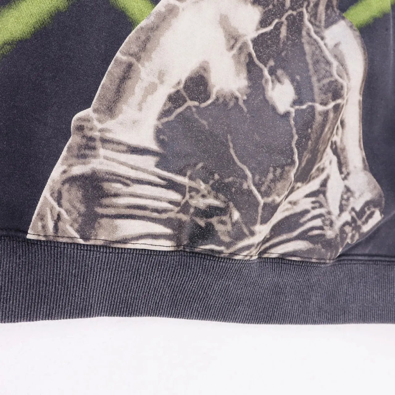 Godspeed Graphic Print Washed Cotton Hoodie D12811860 — view 5