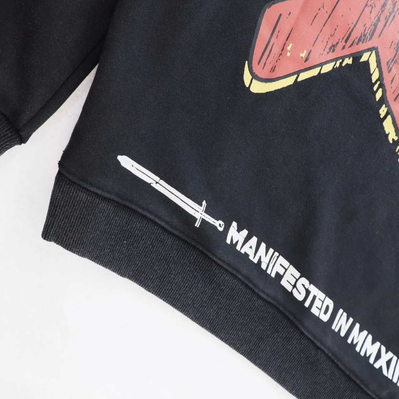 Godspeed Graphic Print Washed Hoodie D12811879 — view 4
