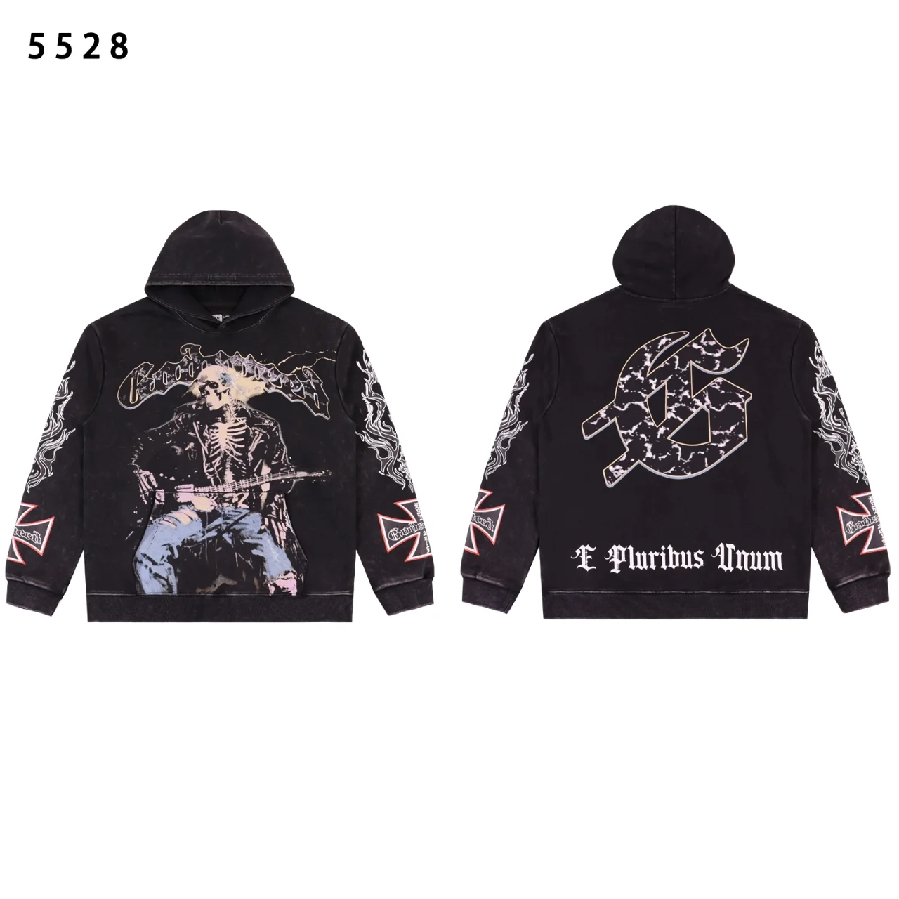 Godspeed Vintage Washed Graphic Hoodie D12811804 — view 2