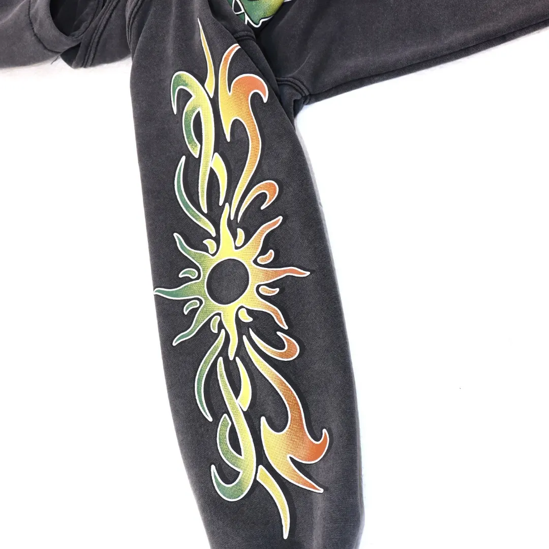 Valley State Graphic Print Washed Hoodie D13511870 — view 5