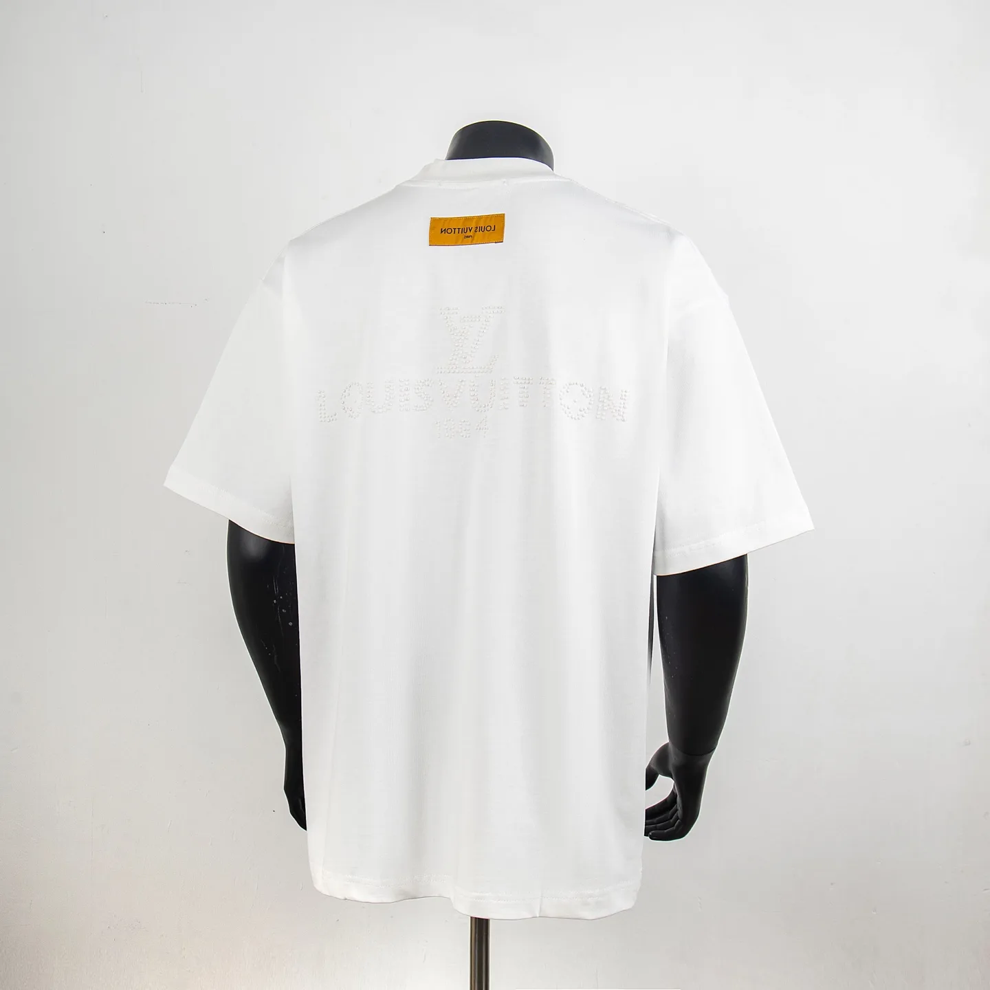 Embellished Logo Cotton T-Shirt D11915052 — view 2
