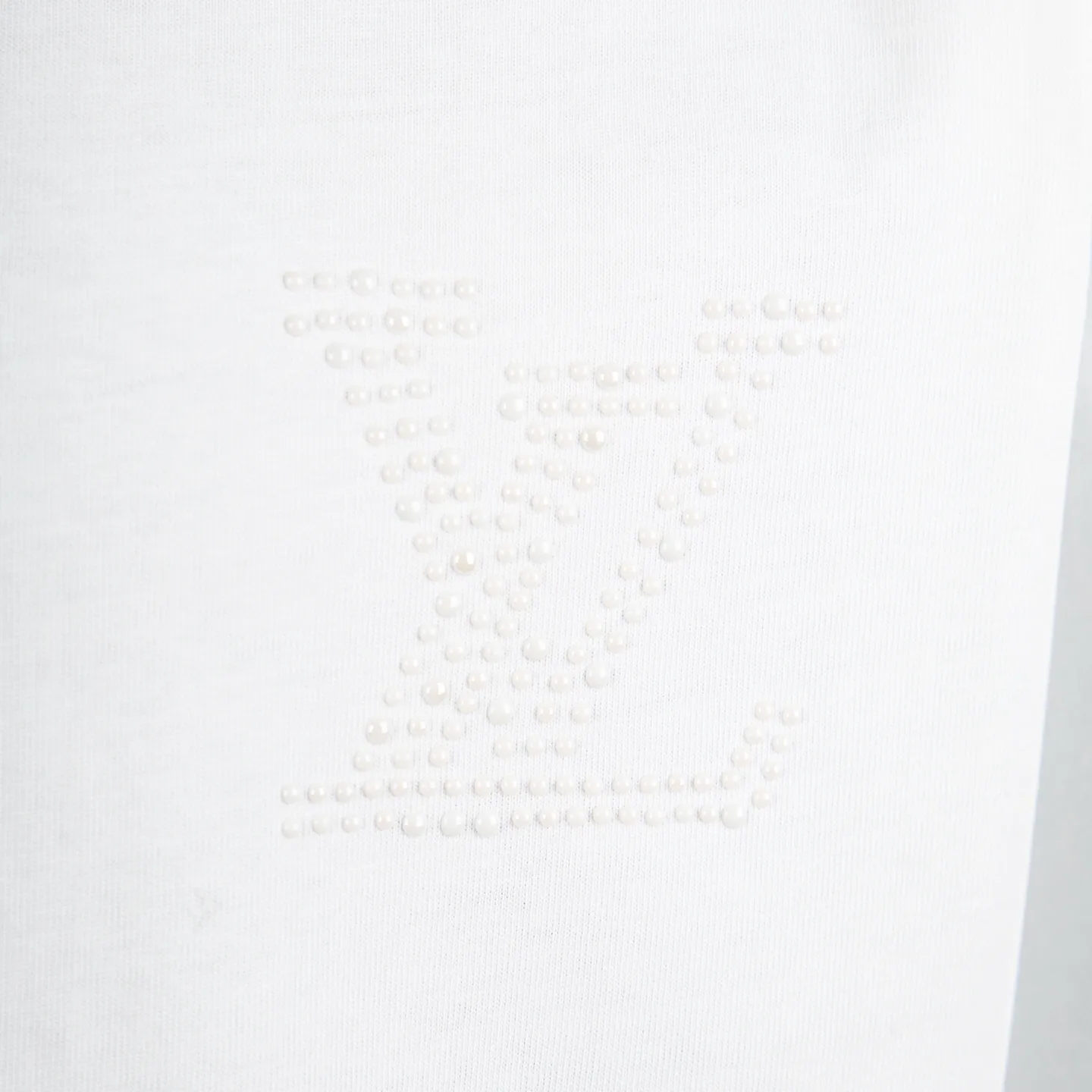 Embellished Logo Cotton T-Shirt D11915052 — view 4