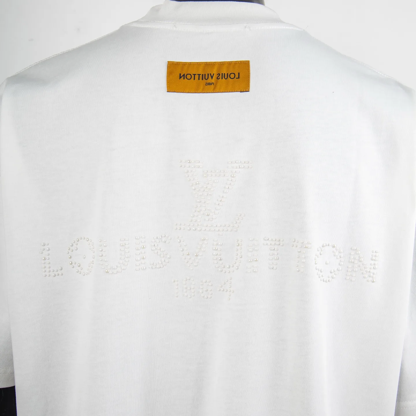 Embellished Logo Cotton T-Shirt D11915052 — view 5
