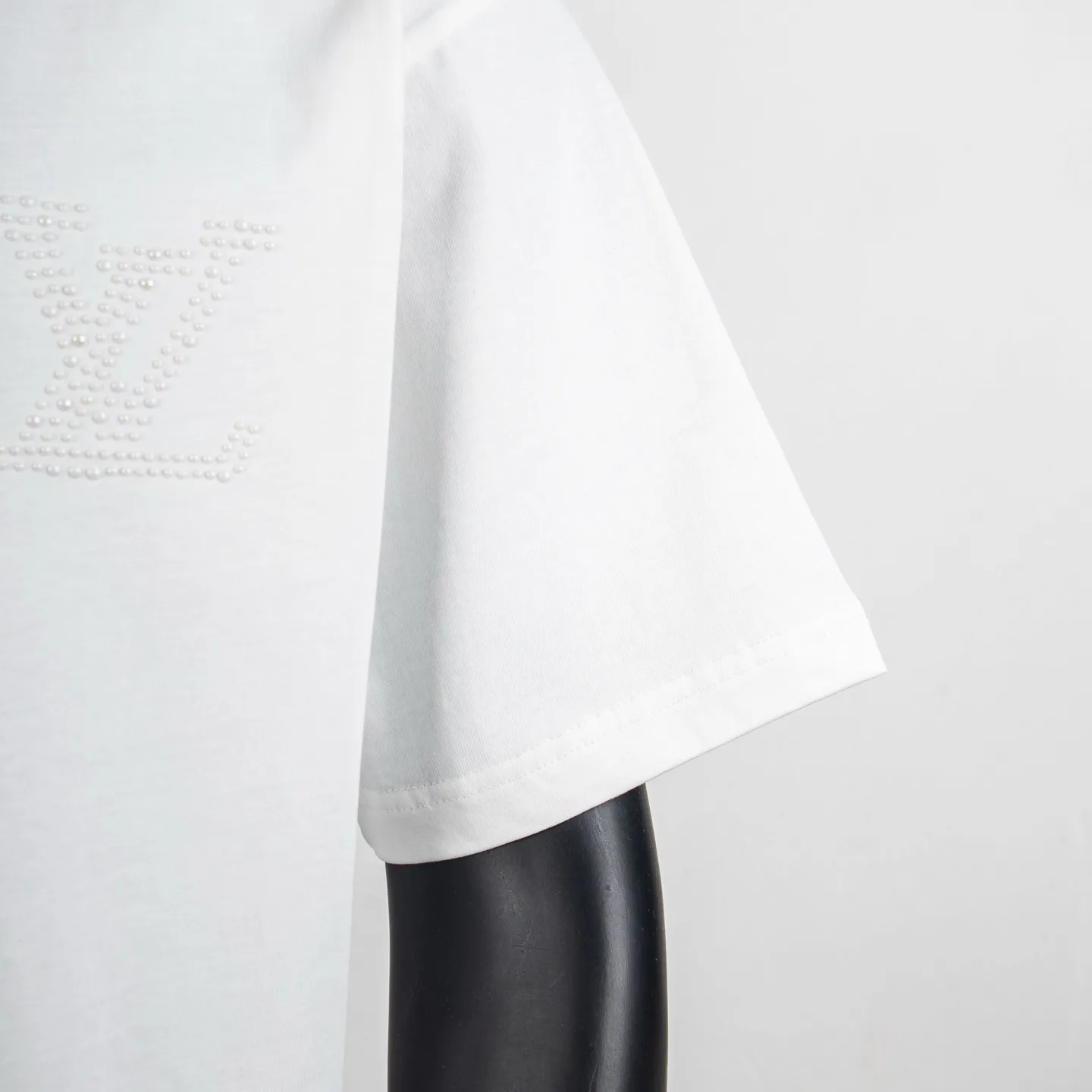 Embellished Logo Cotton T-Shirt D11915052 — view 7