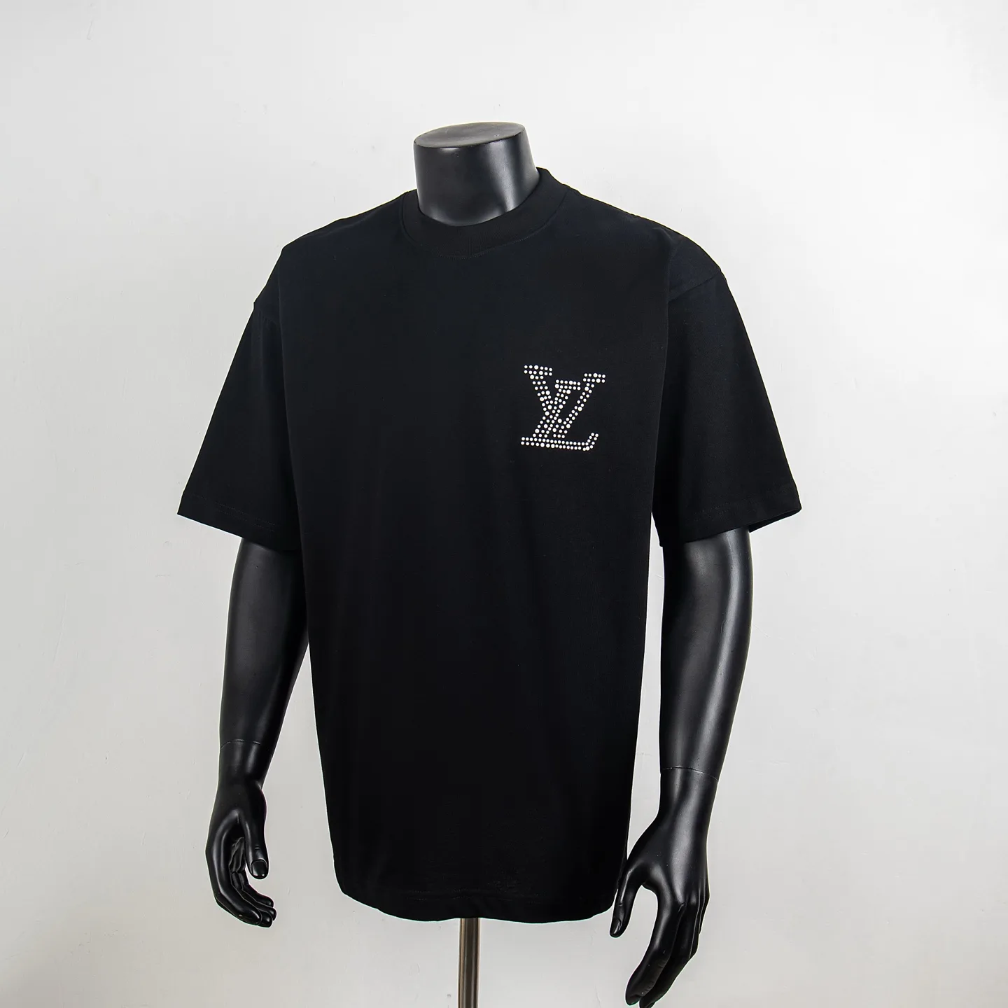 Embellished Logo Cotton T-Shirt D11915051