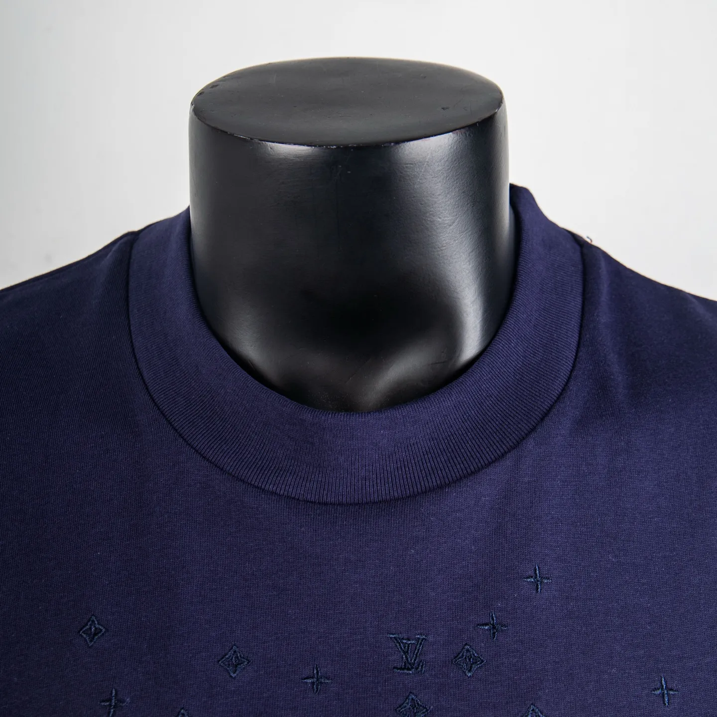 Embroidered Landscape Cotton T-Shirt D12915050 — view 3