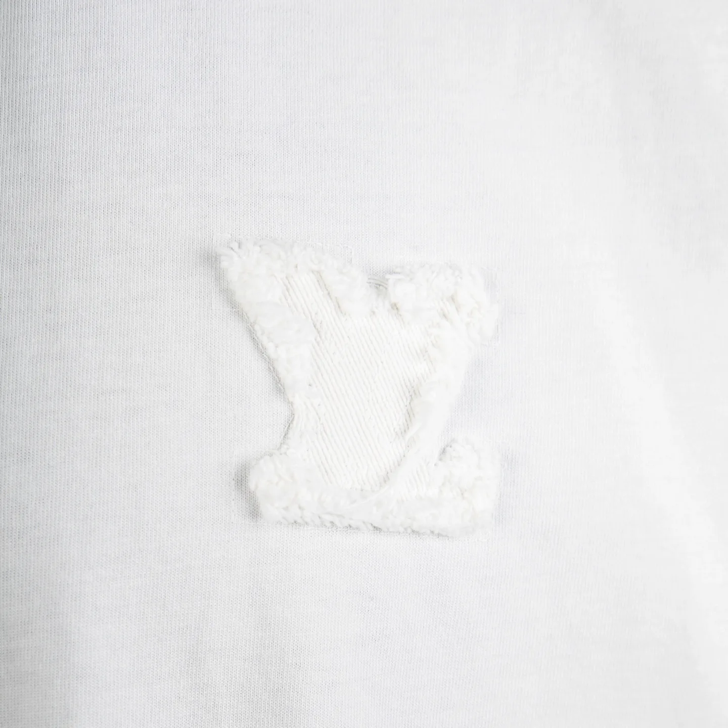 Logo Appliqué Distressed Cotton T-Shirt D12915048 — view 5