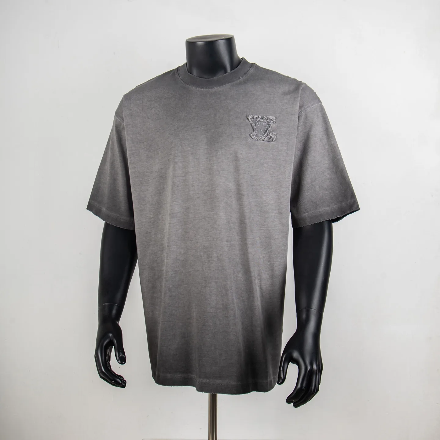 Embroidered Logo Appliqué Cotton T-Shirt D12915047