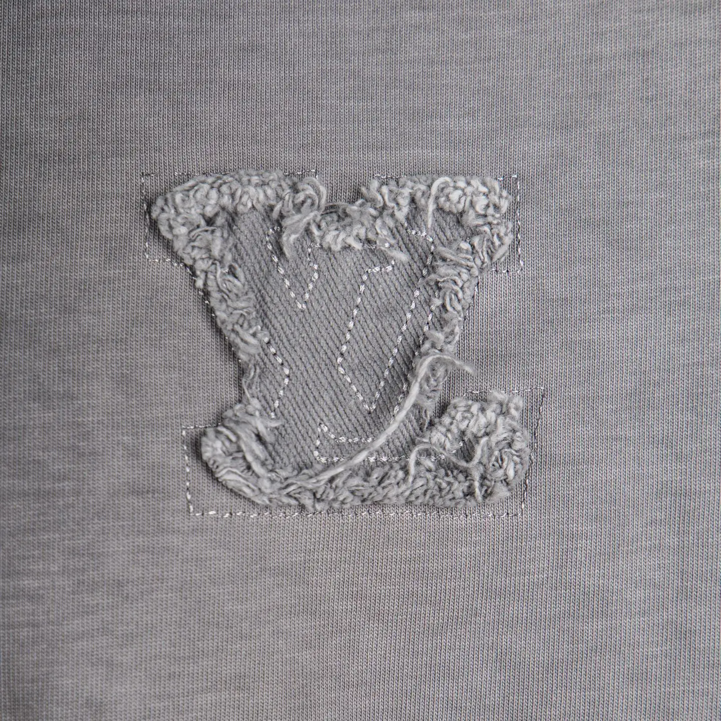 Embroidered Logo Appliqué Cotton T-Shirt D12915047 — view 5