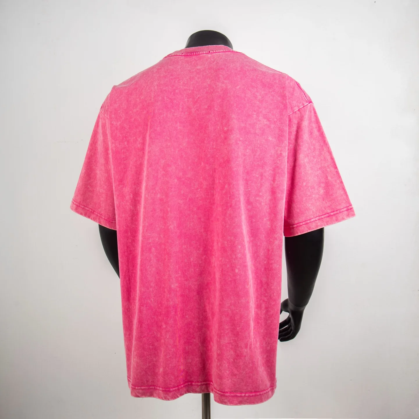 Acid-Wash Embroidered Logo T-Shirt D11915043 — view 2
