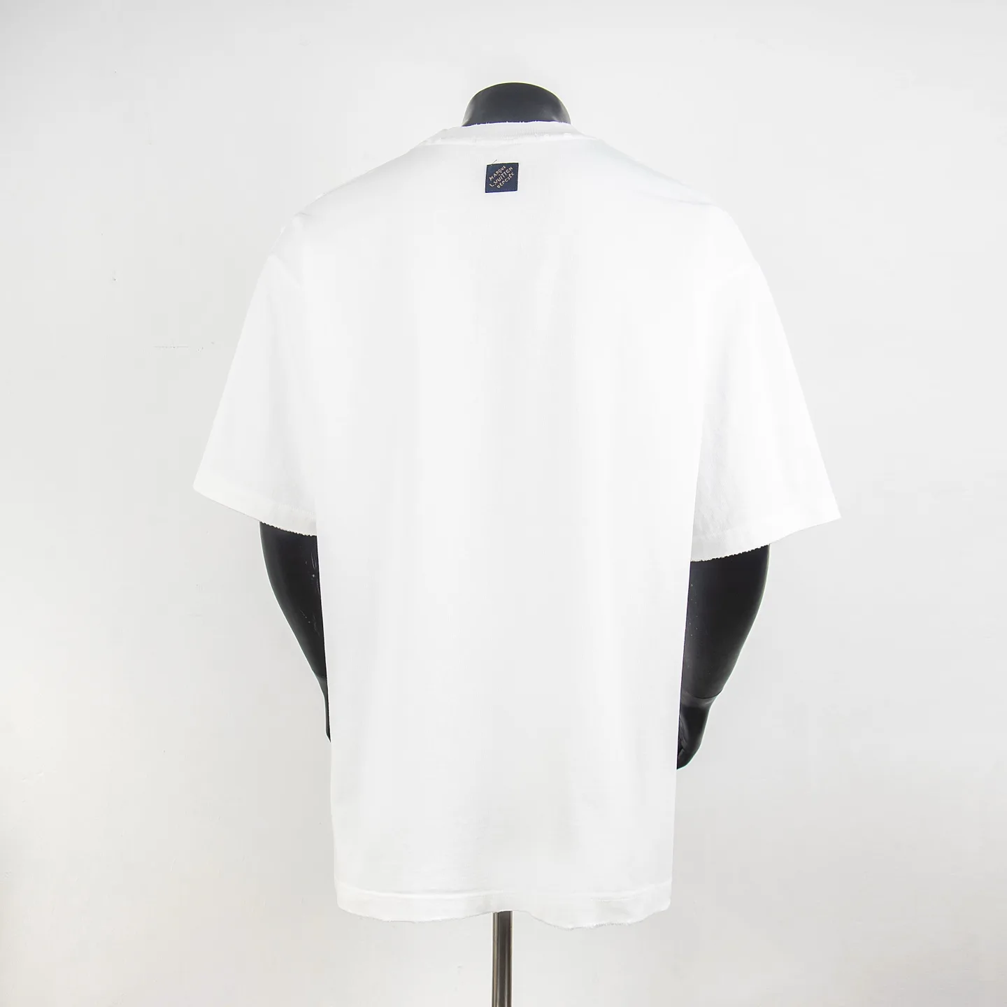 Embroidered Sequin Logo Cotton T-Shirt D12915040 — view 2