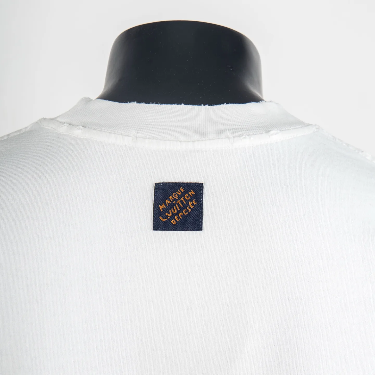 Embroidered Sequin Logo Cotton T-Shirt D12915040 — view 4