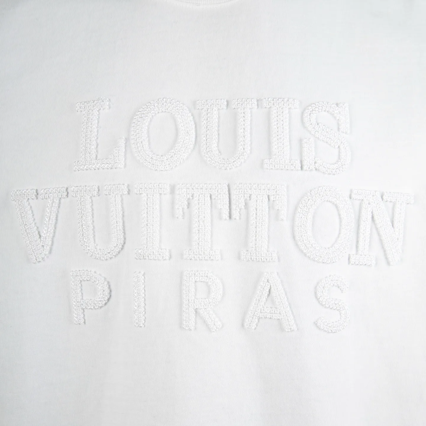Embroidered Sequin Logo Cotton T-Shirt D12915040 — view 5