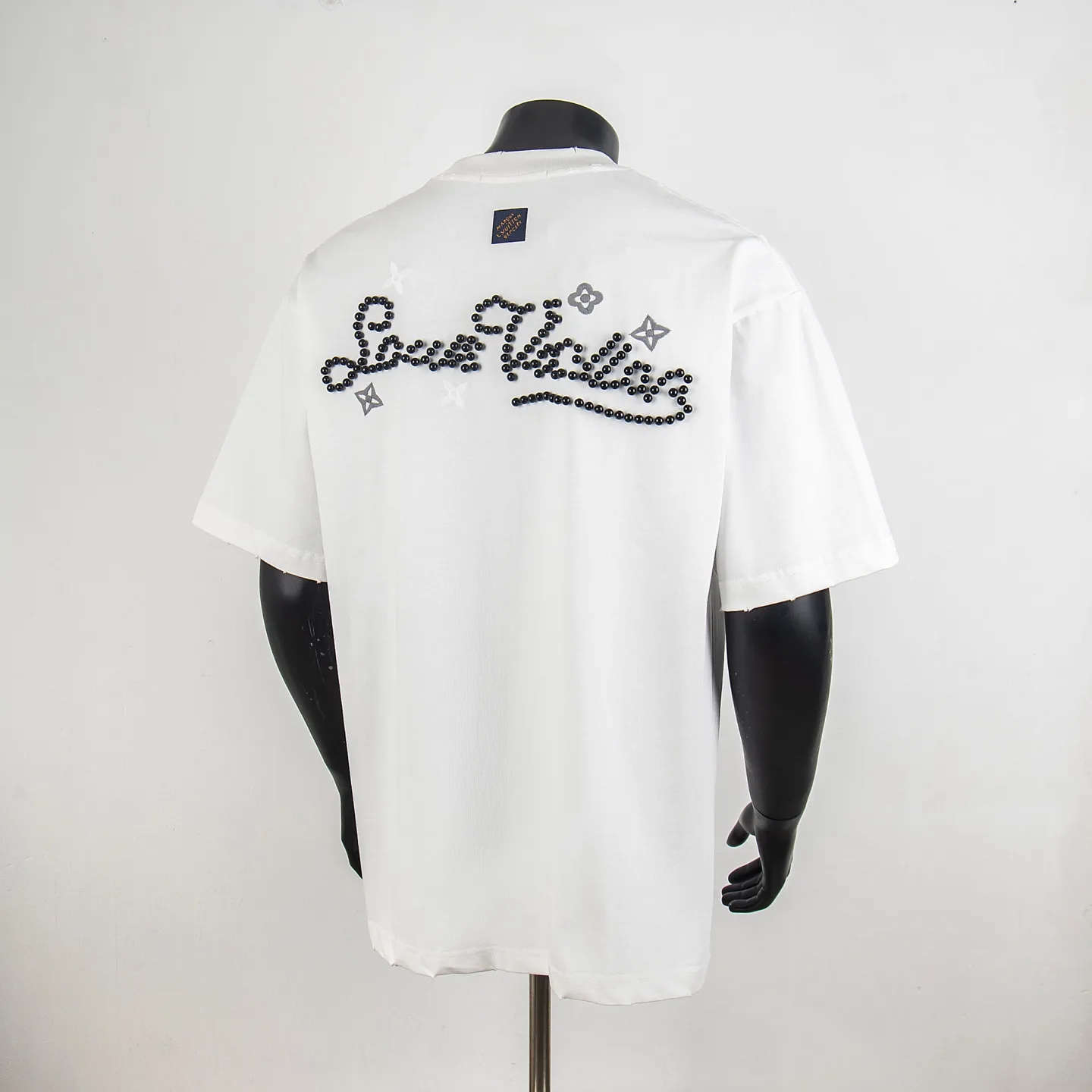 Embellished Logo Cotton T-Shirt D12515038 — view 2