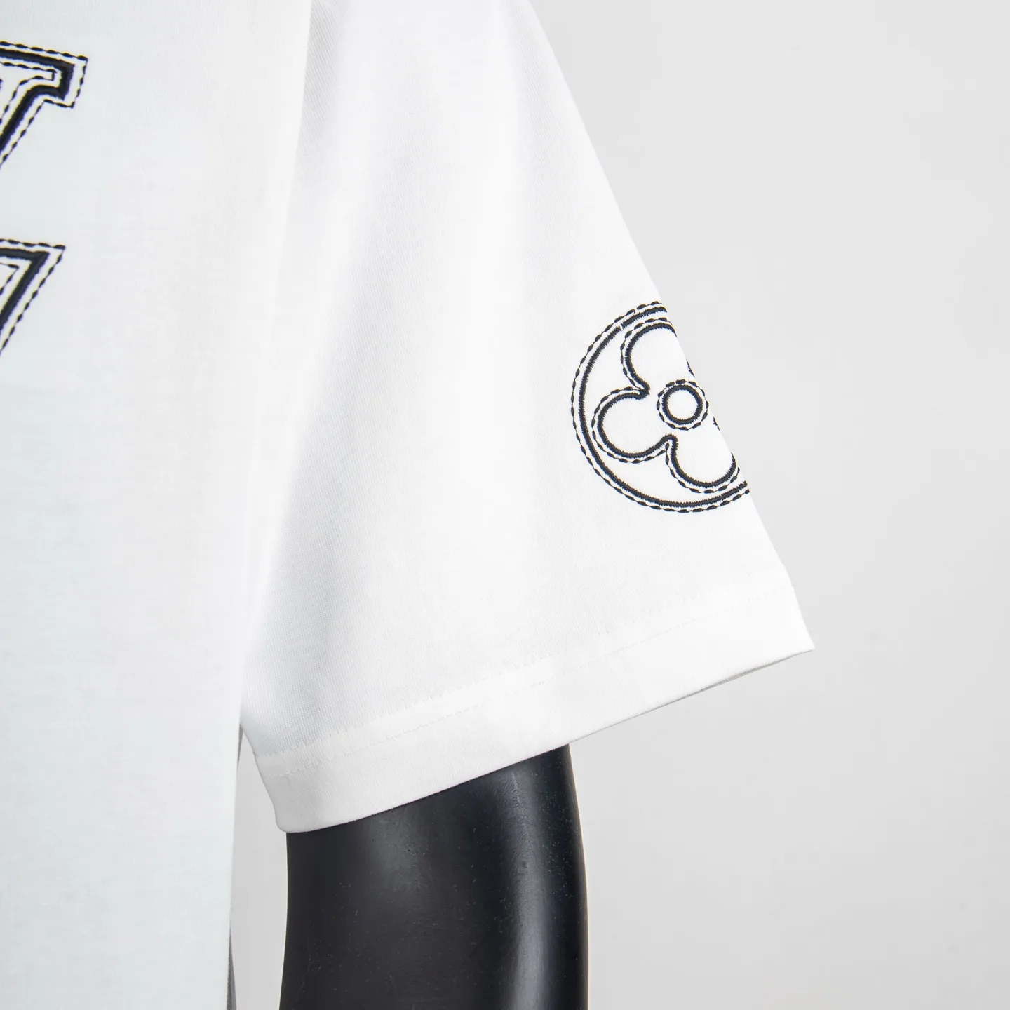 Embroidered Logo Cotton T-Shirt D11915036 — view 7