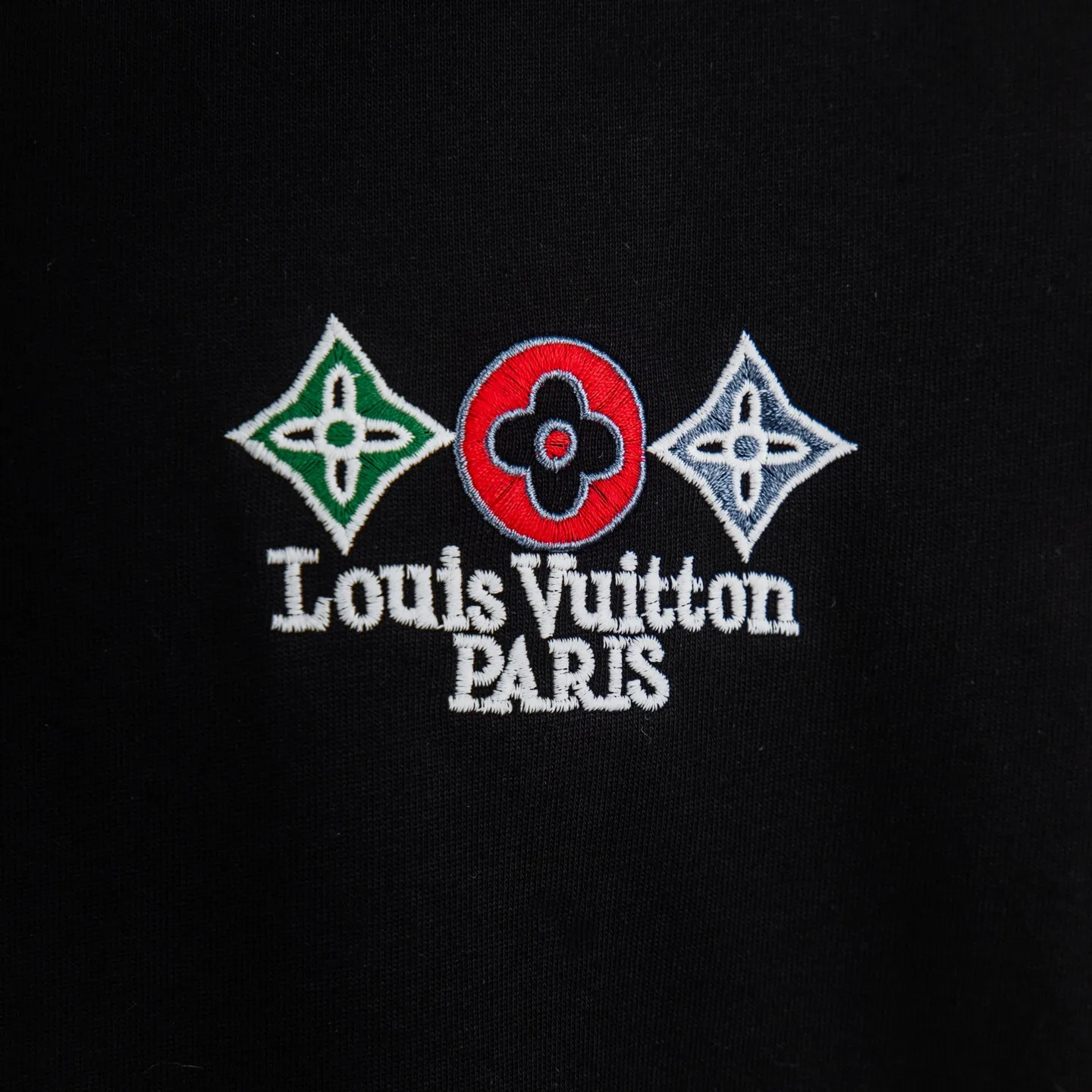 Embroidered Monogram Badge Cotton T-Shirt D12515033 — view 5