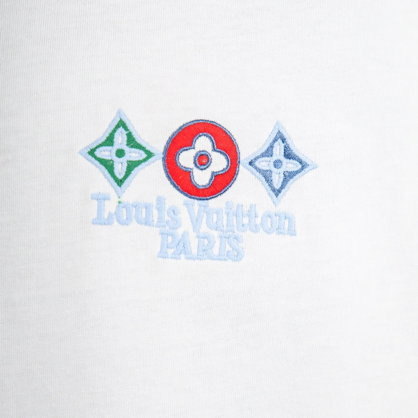 Embroidered Monogram Badge Cotton T-Shirt D12515034 — view 5