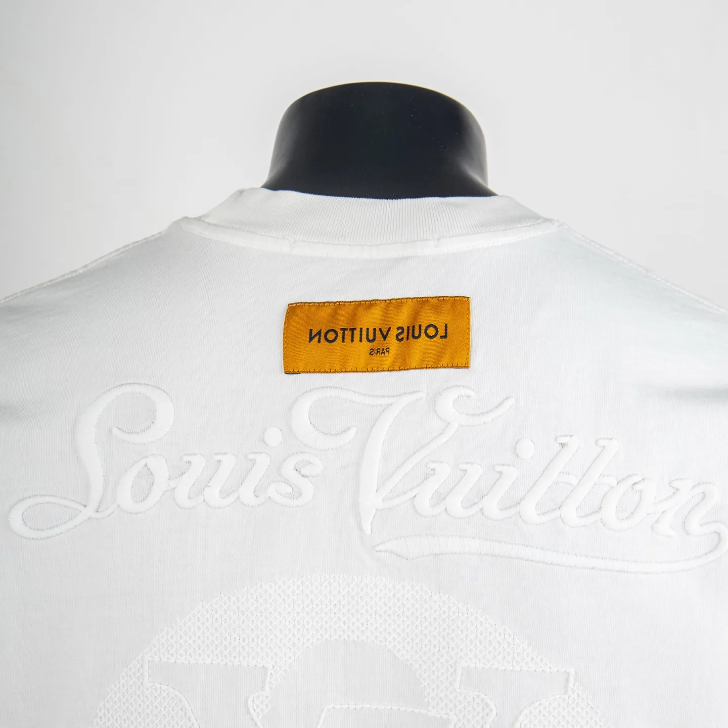 Logo-Embroidered Cotton-Jersey T-Shirt D12915031 — view 4