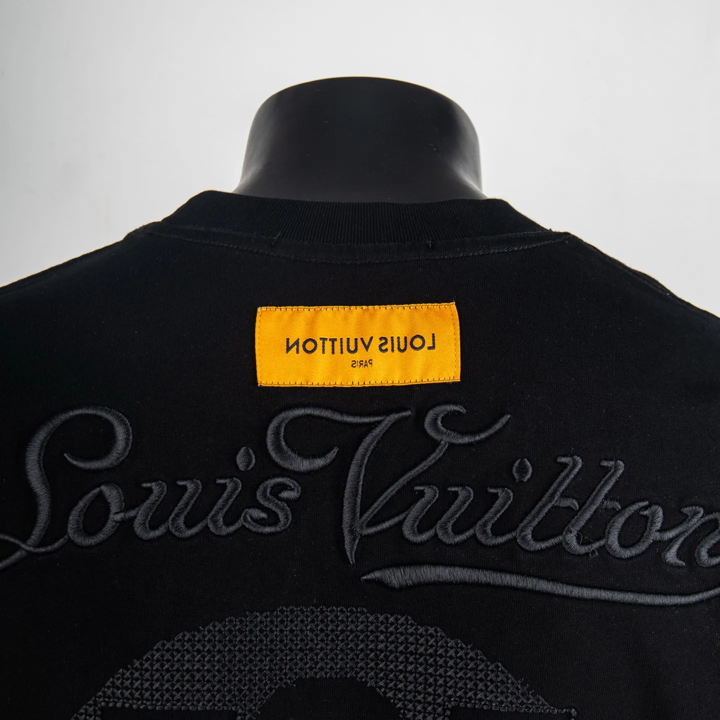 Embroidered Logo Cotton T-Shirt D12915030 — view 4