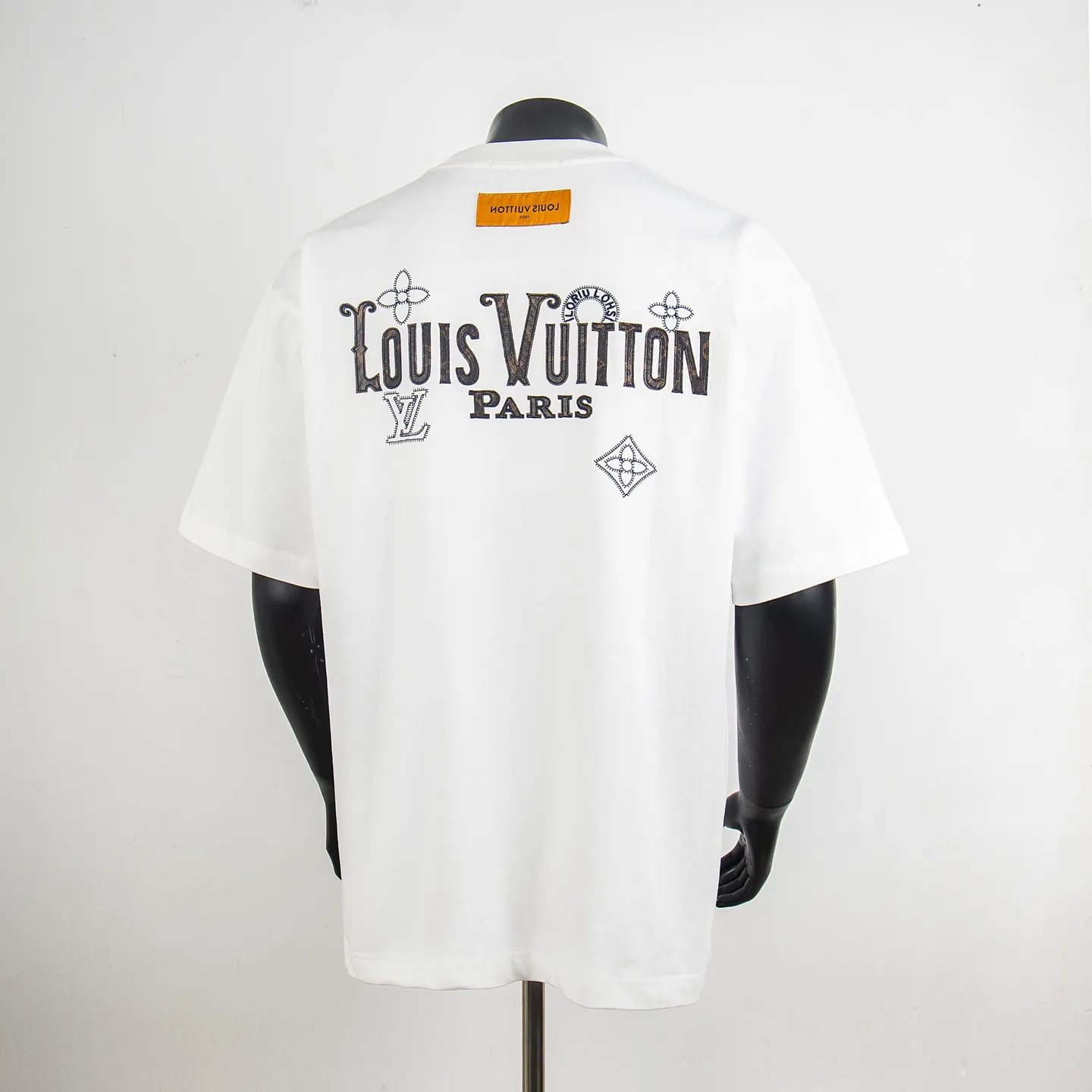 Embroidered Logo Cotton T-Shirt D11915029 — view 2