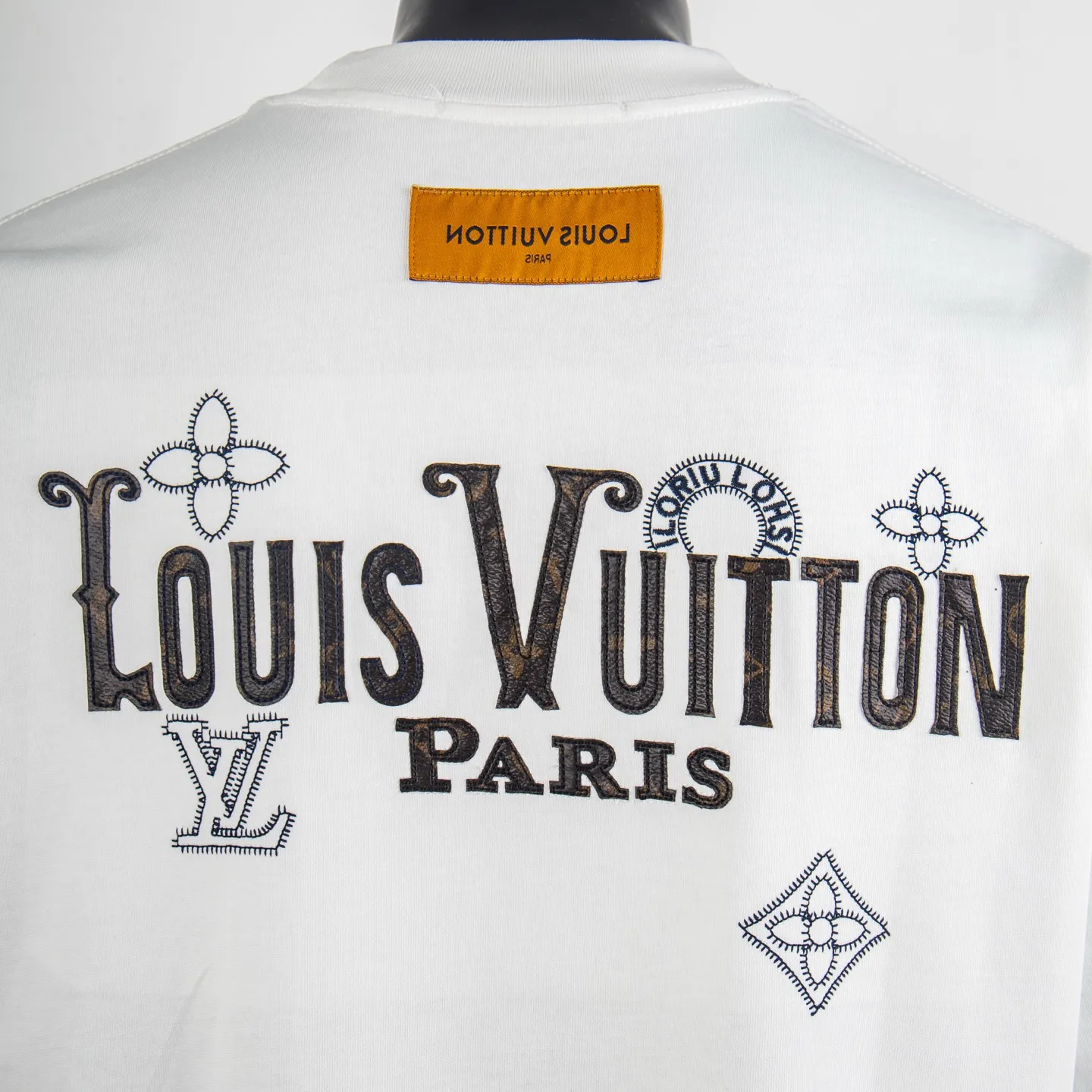 Embroidered Logo Cotton T-Shirt D11915029 — view 4